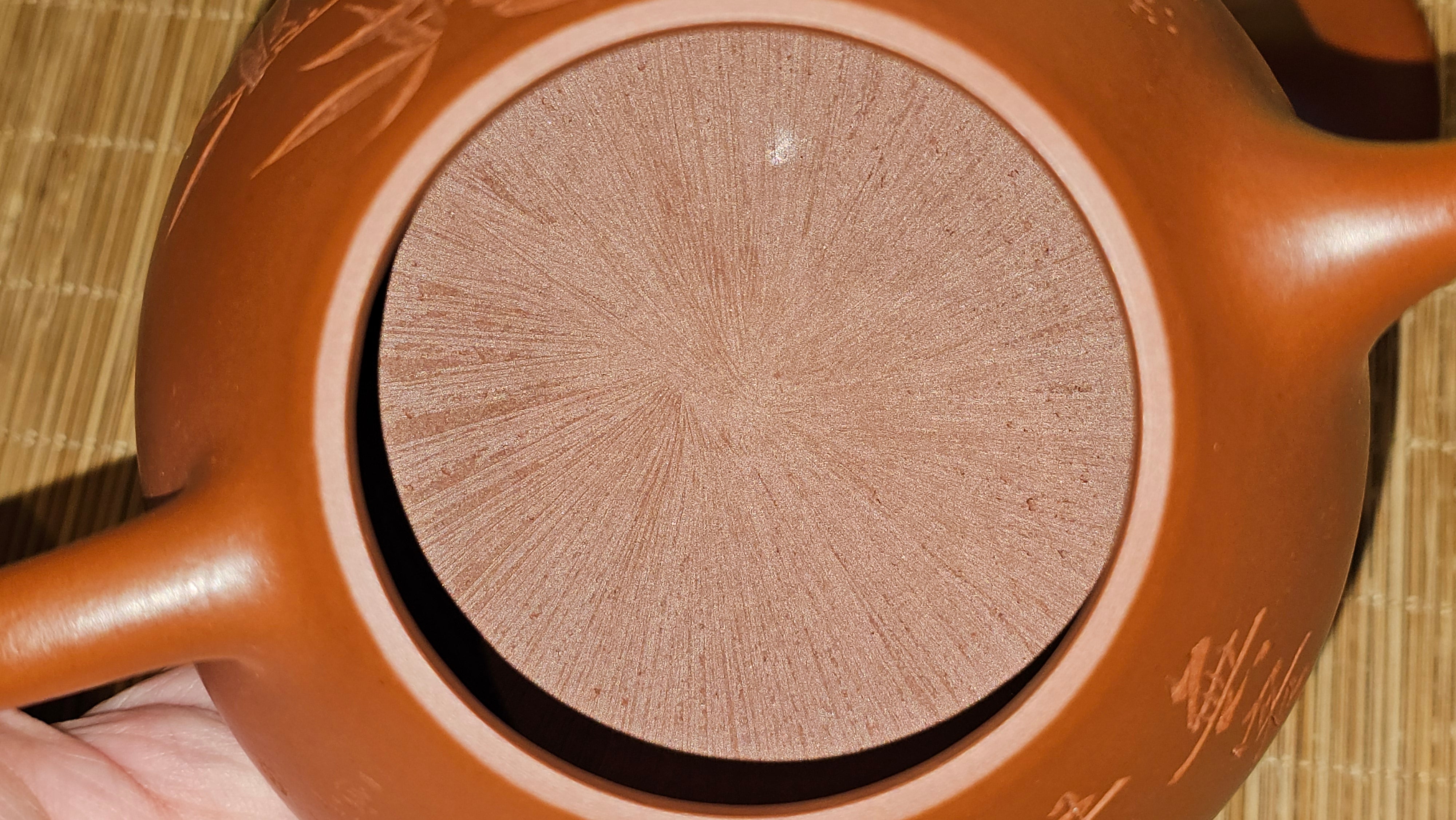 Jing Zhou Shi Piao 景舟石瓢, 281.9ml, Xiao Mei Yao Zhu Ni 小煤窑朱泥, by Craftsman Wang Xing 王兴, Engraving by Craftsman Yi De Shu 一德书 ~ Congratulations!to Mr T.N.! 1647hrs 3rd August 2025, Mississauga!Canada 🇨🇦.