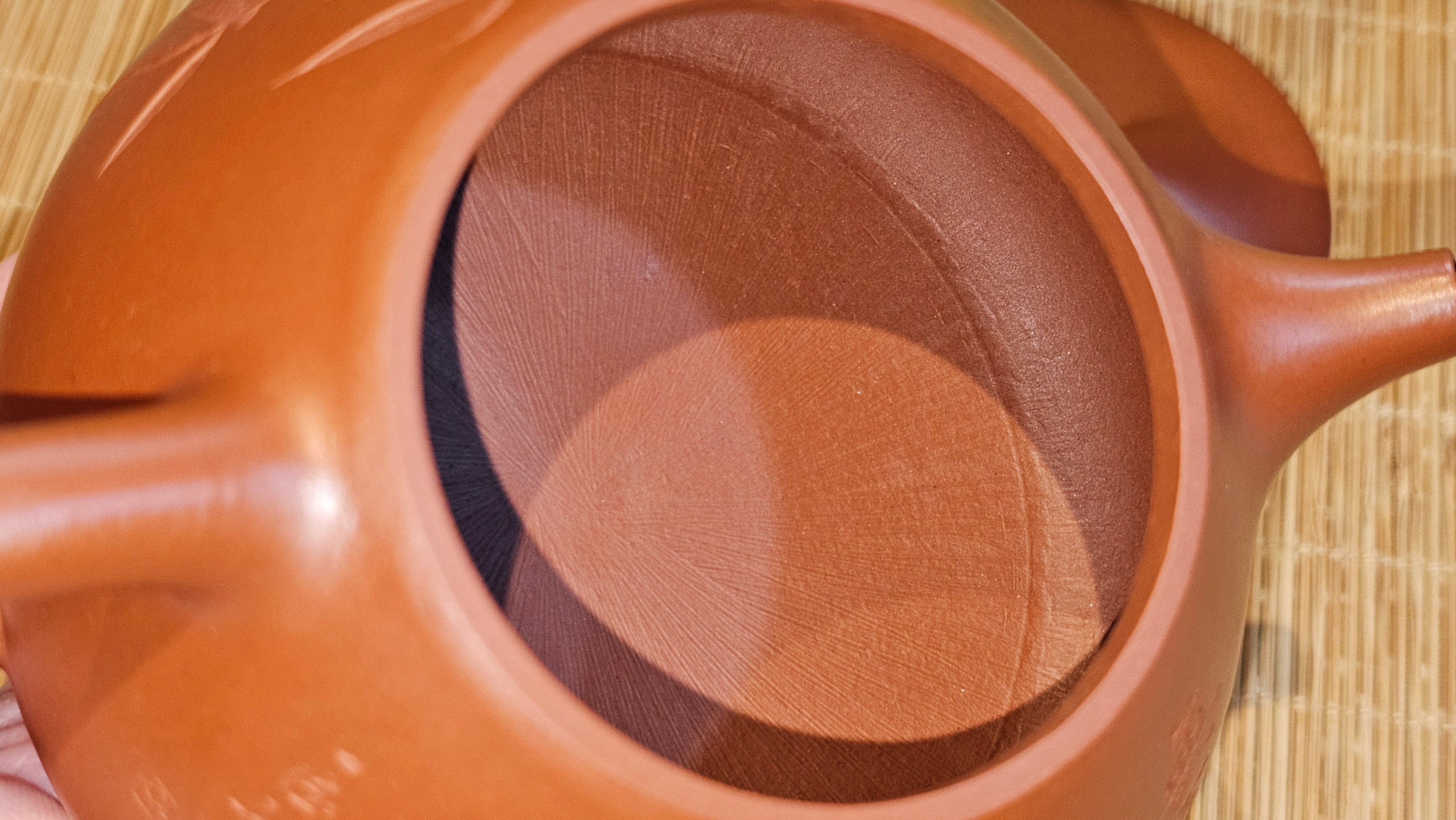 Jing Zhou Shi Piao 景舟石瓢, 281.9ml, Xiao Mei Yao Zhu Ni 小煤窑朱泥, by Craftsman Wang Xing 王兴, Engraving by Craftsman Yi De Shu 一德书 ~ Congratulations!to Mr T.N.! 1647hrs 3rd August 2025, Mississauga!Canada 🇨🇦.