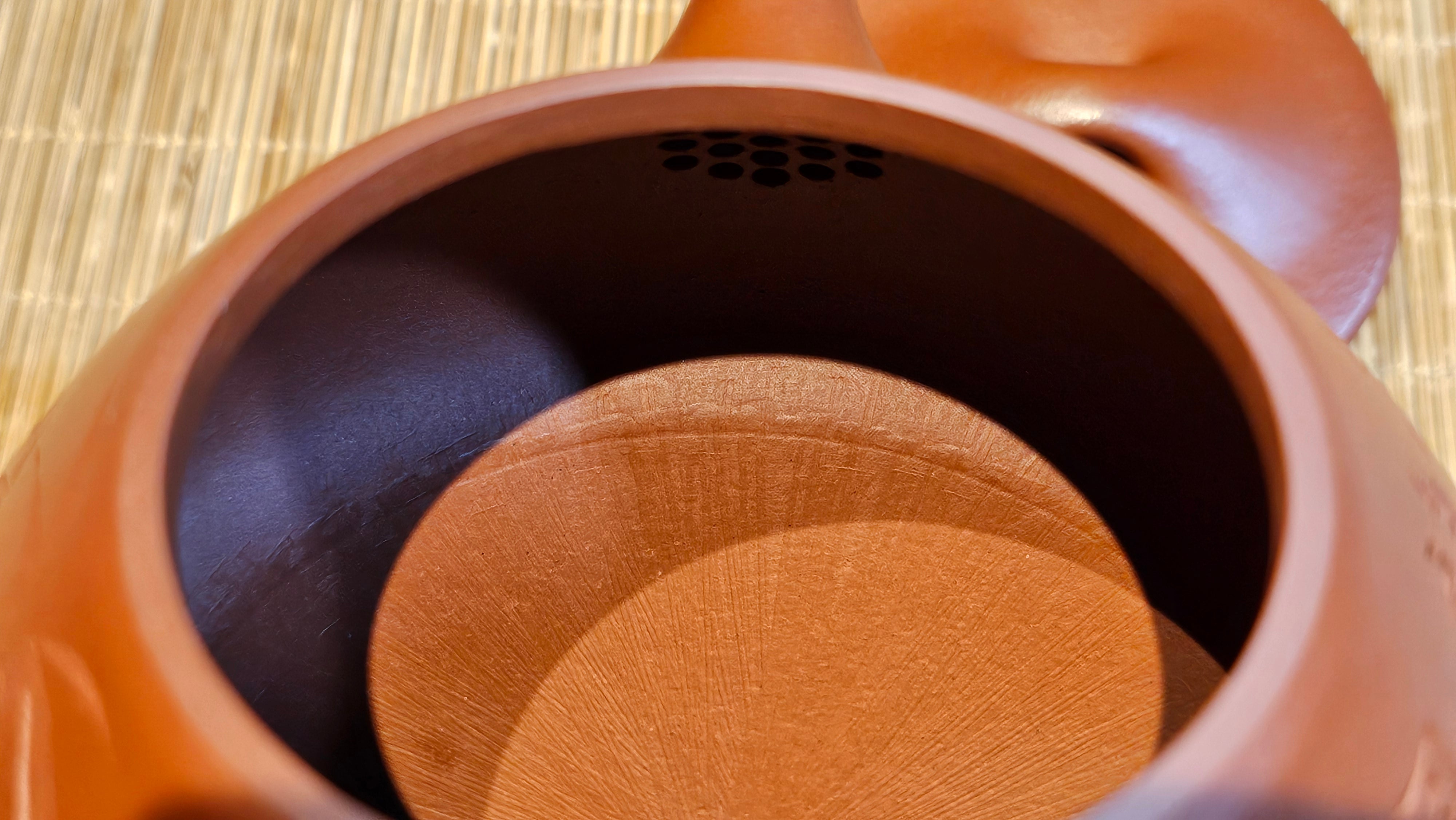 Jing Zhou Shi Piao 景舟石瓢, 281.9ml, Xiao Mei Yao Zhu Ni 小煤窑朱泥, by Craftsman Wang Xing 王兴, Engraving by Craftsman Yi De Shu 一德书 ~ Congratulations!to Mr T.N.! 1647hrs 3rd August 2025, Mississauga!Canada 🇨🇦.