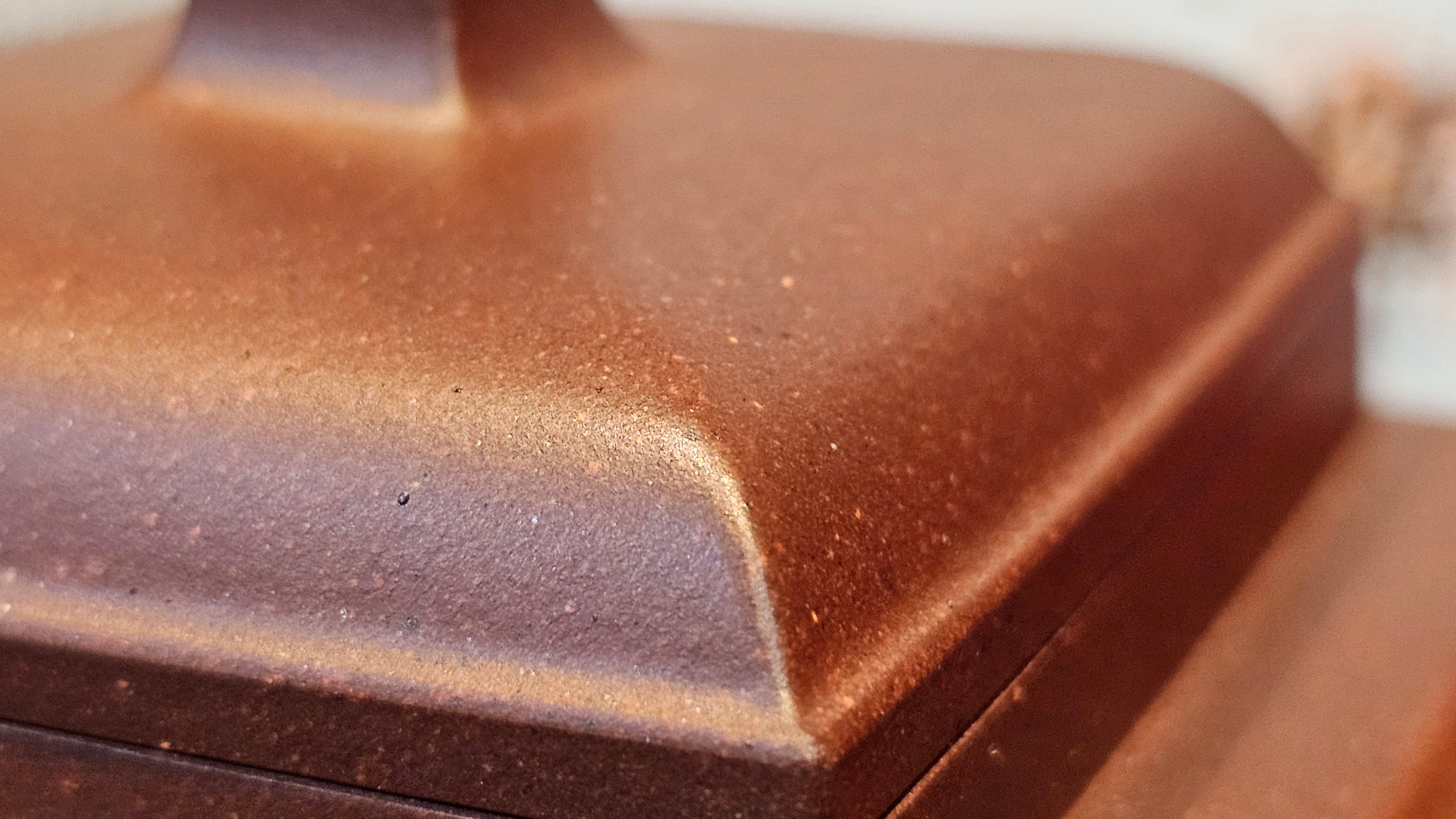 《若思四方》"Ruo Si Si Fang", 251.9ml, with Engraving, Di Cao Qing Zi Ni 底槽青紫泥, by L2A Senior Consummate Artist Yuan Hui 袁辉 ~ Congratulations to Mr D.H.! 0859hrs 13th Sept 2025, Baldwin Park! CA.