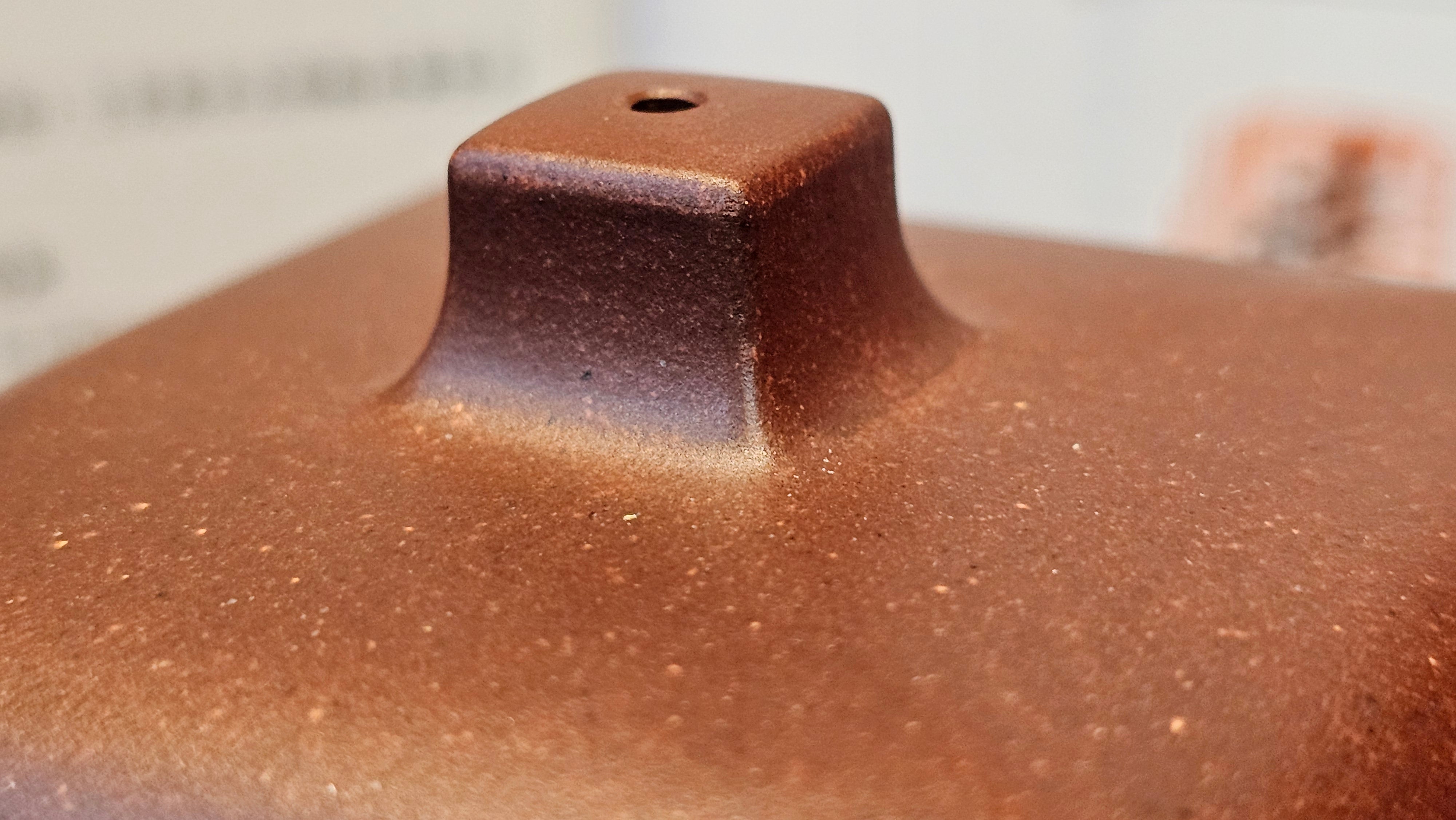 《若思四方》"Ruo Si Si Fang", 251.9ml, with Engraving, Di Cao Qing Zi Ni 底槽青紫泥, by L2A Senior Consummate Artist Yuan Hui 袁辉 ~ Congratulations to Mr D.H.! 0859hrs 13th Sept 2025, Baldwin Park! CA.