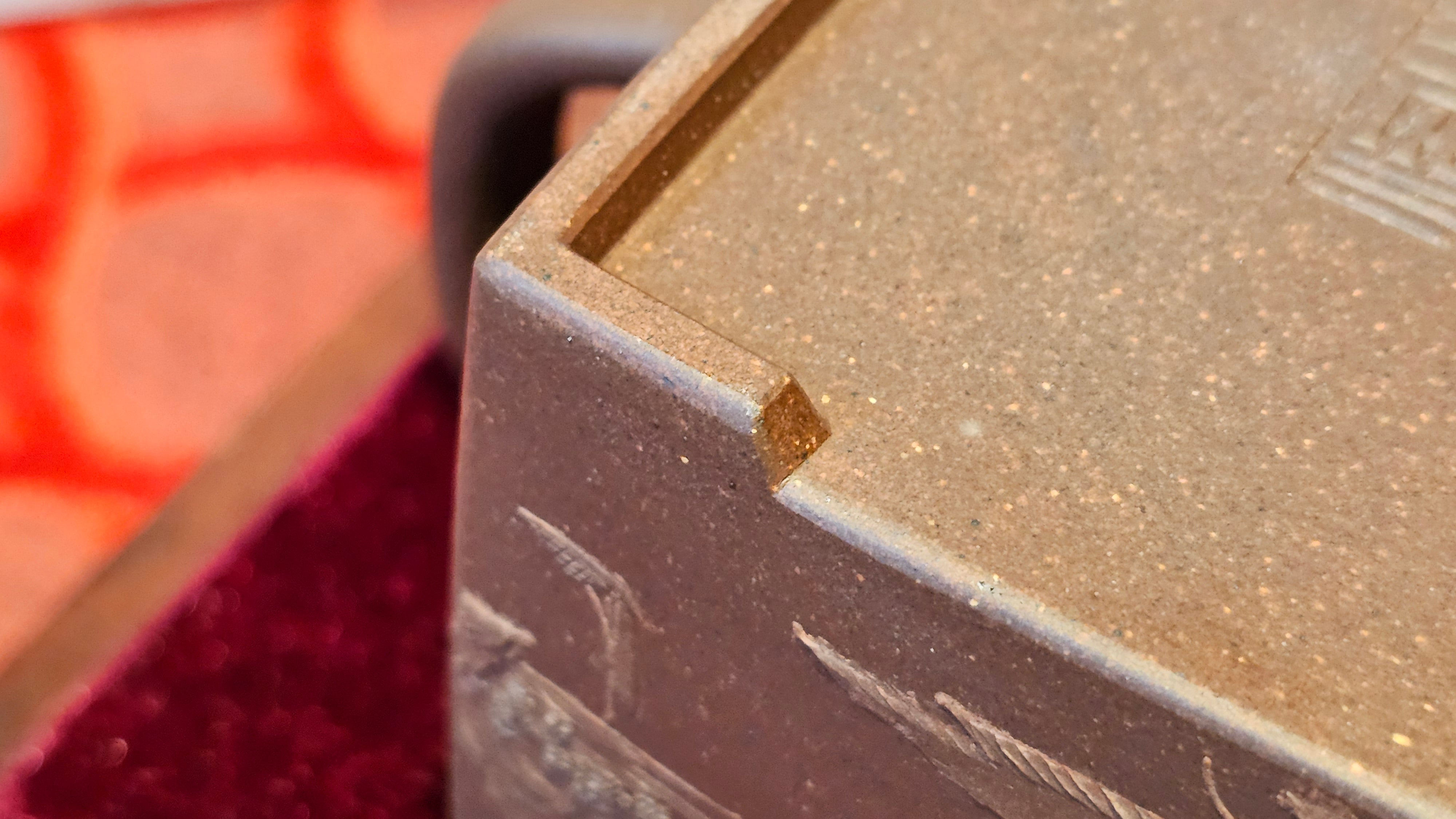 《若思四方》"Ruo Si Si Fang", 251.9ml, with Engraving, Di Cao Qing Zi Ni 底槽青紫泥, by L2A Senior Consummate Artist Yuan Hui 袁辉 ~ Congratulations to Mr D.H.! 0859hrs 13th Sept 2025, Baldwin Park! CA.