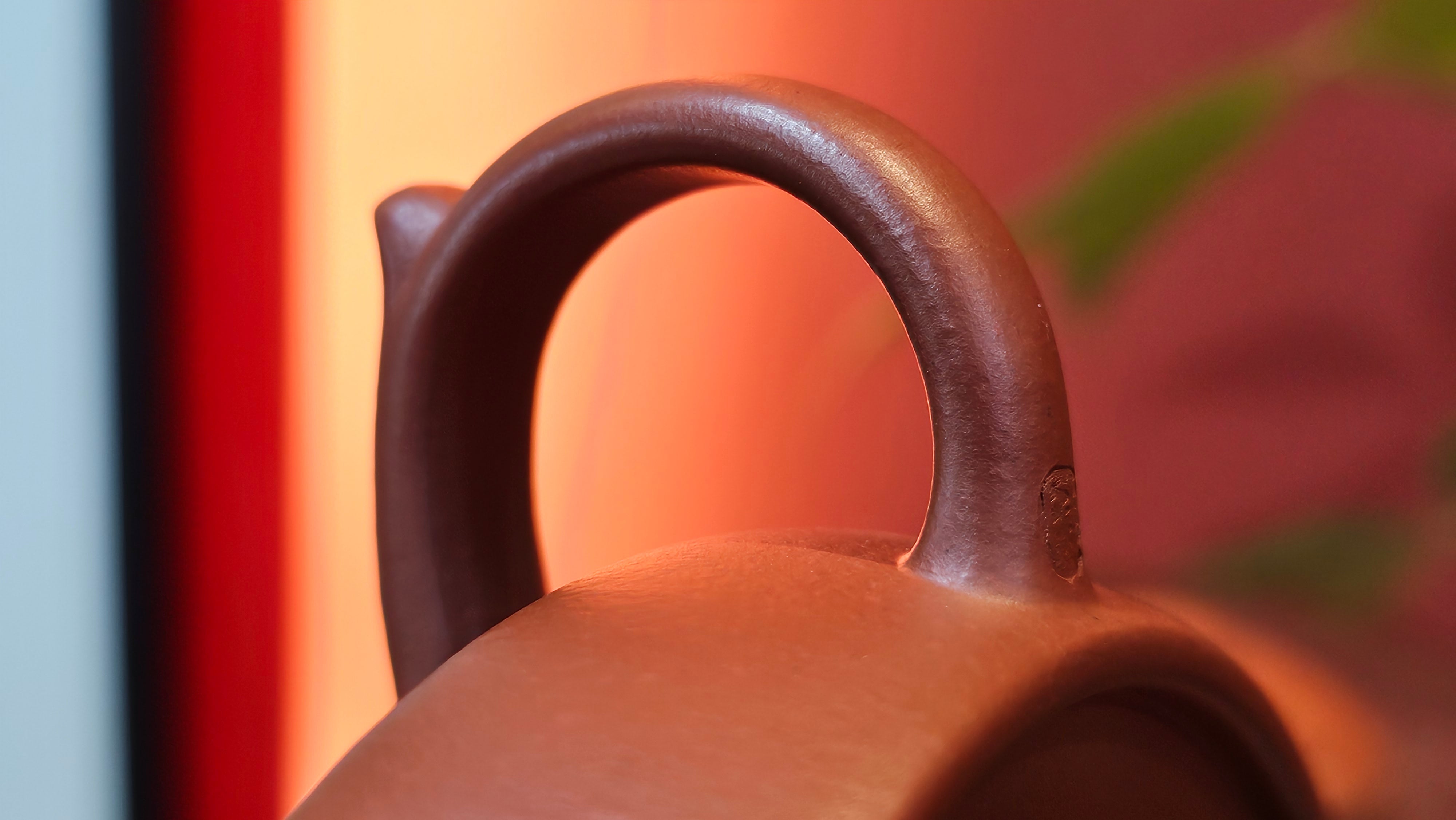 Hua Ting 华庭, 202.3ml (complex, large: 14cm long, 10cm wide), Xiao Mei Yao Zhu Ni 小煤窑朱泥,  by Craftsman Chen Yue Fei 陈跃飞, Engraving by Craftsman Yi De Shu 一德书 ~ Congratulations!to Mr B.H.S! 1627hrs 28th July 2025, Jakarta, Indonesia🇮🇩.