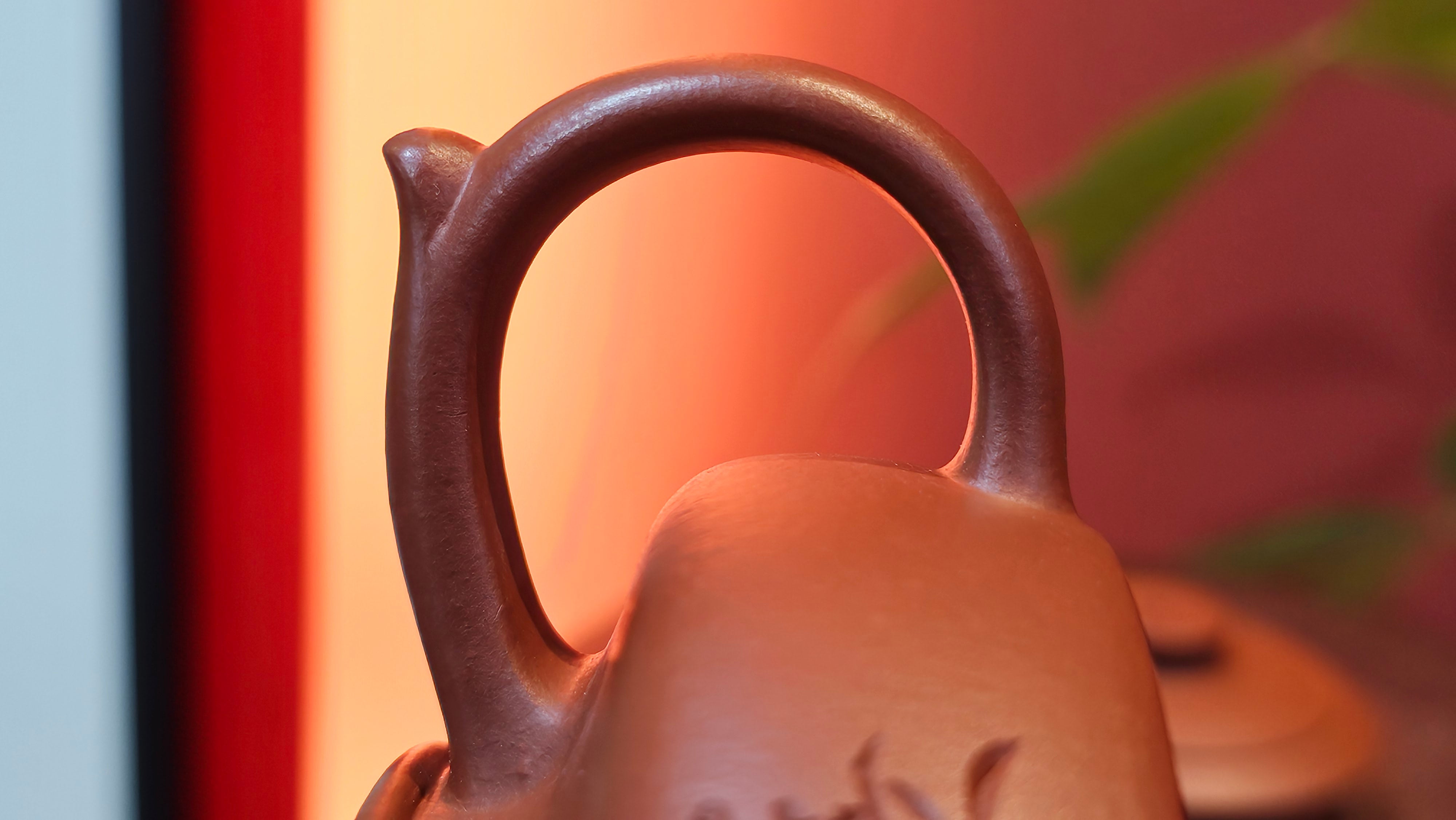 Hua Ting 华庭, 202.3ml (complex, large: 14cm long, 10cm wide), Xiao Mei Yao Zhu Ni 小煤窑朱泥,  by Craftsman Chen Yue Fei 陈跃飞, Engraving by Craftsman Yi De Shu 一德书 ~ Congratulations!to Mr B.H.S! 1627hrs 28th July 2025, Jakarta, Indonesia🇮🇩.