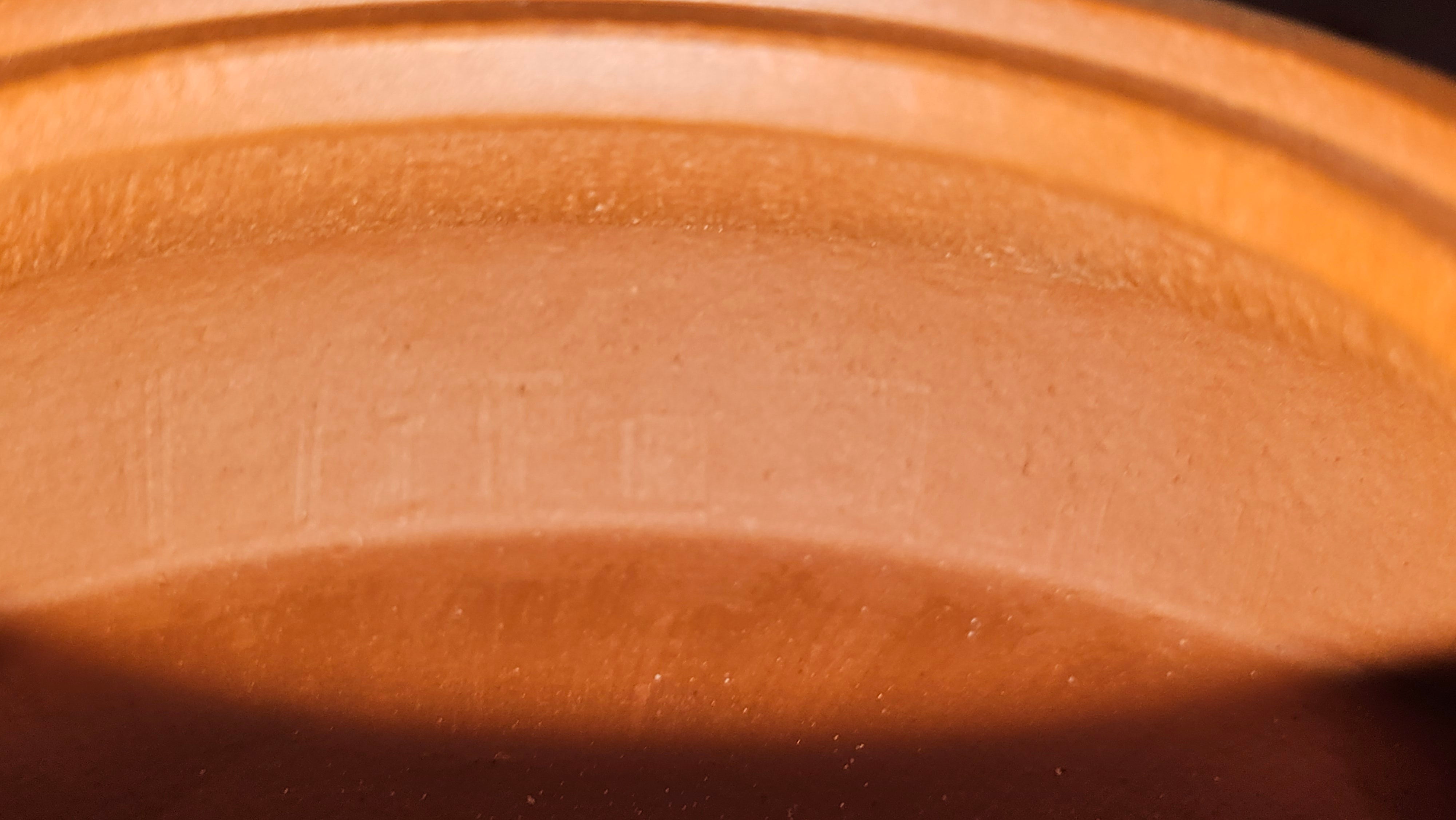 Hua Ting 华庭, 202.3ml (complex, large: 14cm long, 10cm wide), Xiao Mei Yao Zhu Ni 小煤窑朱泥,  by Craftsman Chen Yue Fei 陈跃飞, Engraving by Craftsman Yi De Shu 一德书 ~ Congratulations!to Mr B.H.S! 1627hrs 28th July 2025, Jakarta, Indonesia🇮🇩.