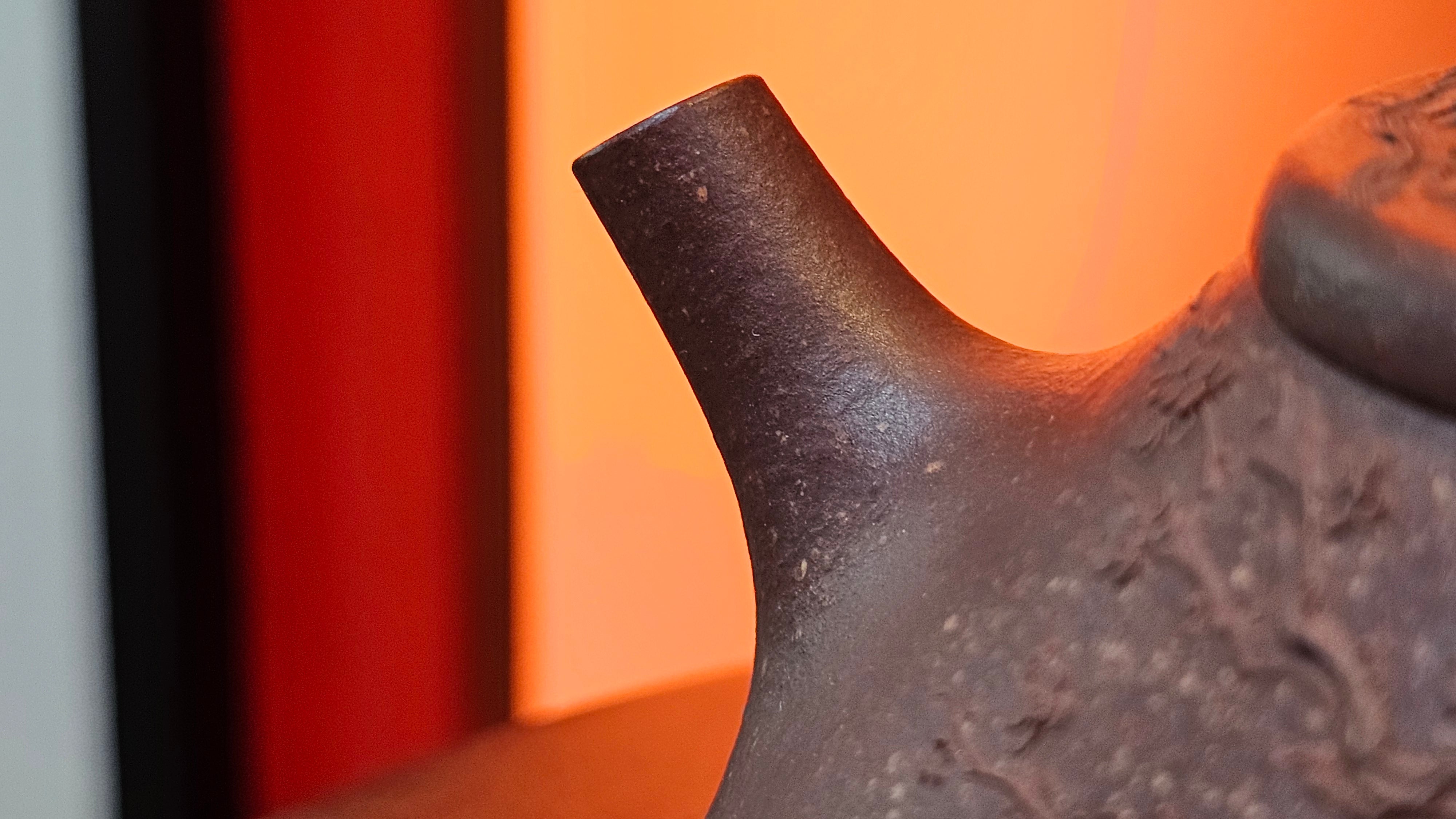 Shi Piao 石瓢 (Zi Ye Shi Piao), 191.1ml, Craftsman Yun Shen 云深 performing *EXQUISITE WHOLE-BODY Clay Sculpting 泥绘 of Plum Blossoms 梅花*, pot by Craftsman Chen Huan 陈欢; Lao Zi Ni 老紫泥 ~ Congratulations to Mr C.L.! 2046hrs 26th August 2025, Chicago! IL!