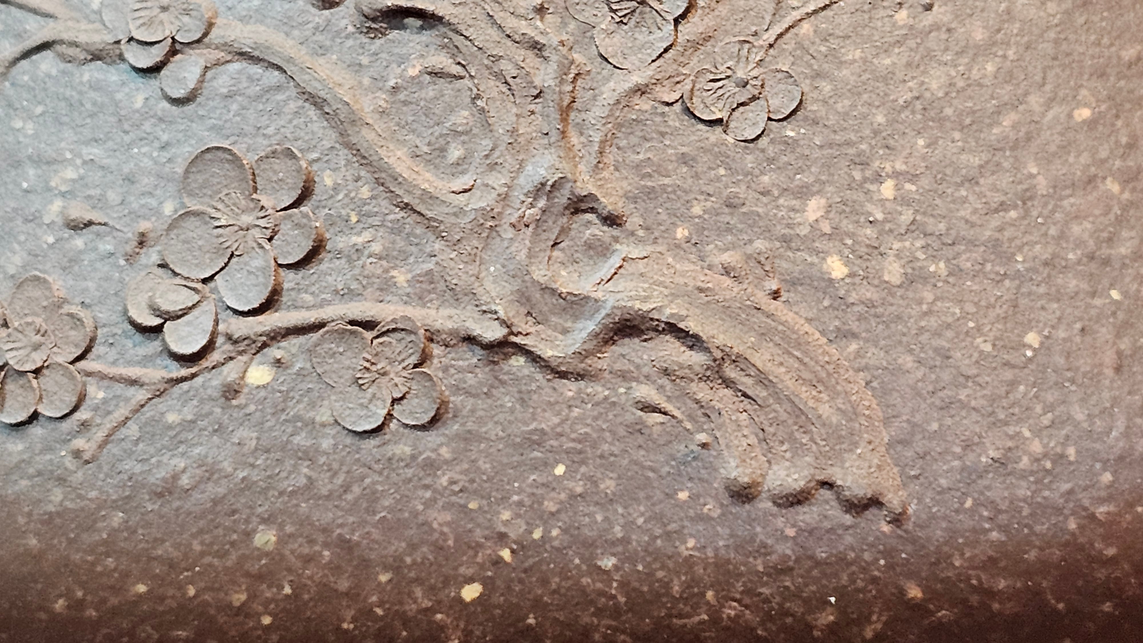 Shi Piao 石瓢 (Zi Ye Shi Piao), 191.1ml, Craftsman Yun Shen 云深 performing *EXQUISITE WHOLE-BODY Clay Sculpting 泥绘 of Plum Blossoms 梅花*, pot by Craftsman Chen Huan 陈欢; Lao Zi Ni 老紫泥 ~ Congratulations to Mr C.L.! 2046hrs 26th August 2025, Chicago! IL!