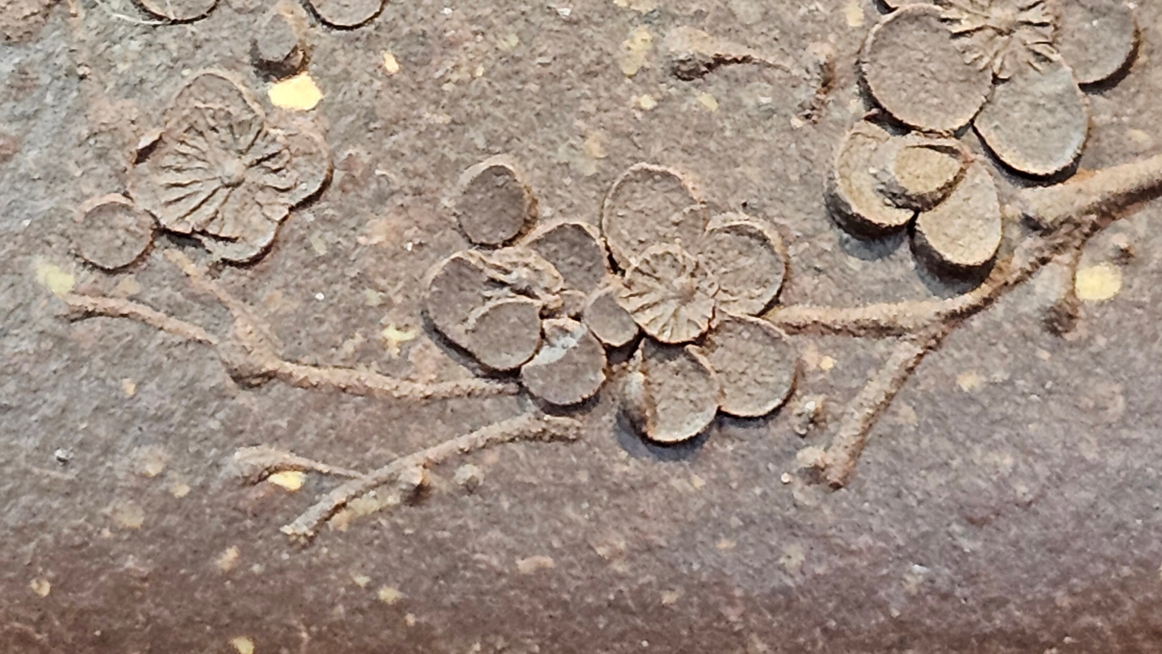 Shi Piao 石瓢 (Zi Ye Shi Piao), 191.1ml, Craftsman Yun Shen 云深 performing *EXQUISITE WHOLE-BODY Clay Sculpting 泥绘 of Plum Blossoms 梅花*, pot by Craftsman Chen Huan 陈欢; Lao Zi Ni 老紫泥 ~ Congratulations to Mr C.L.! 2046hrs 26th August 2025, Chicago! IL!