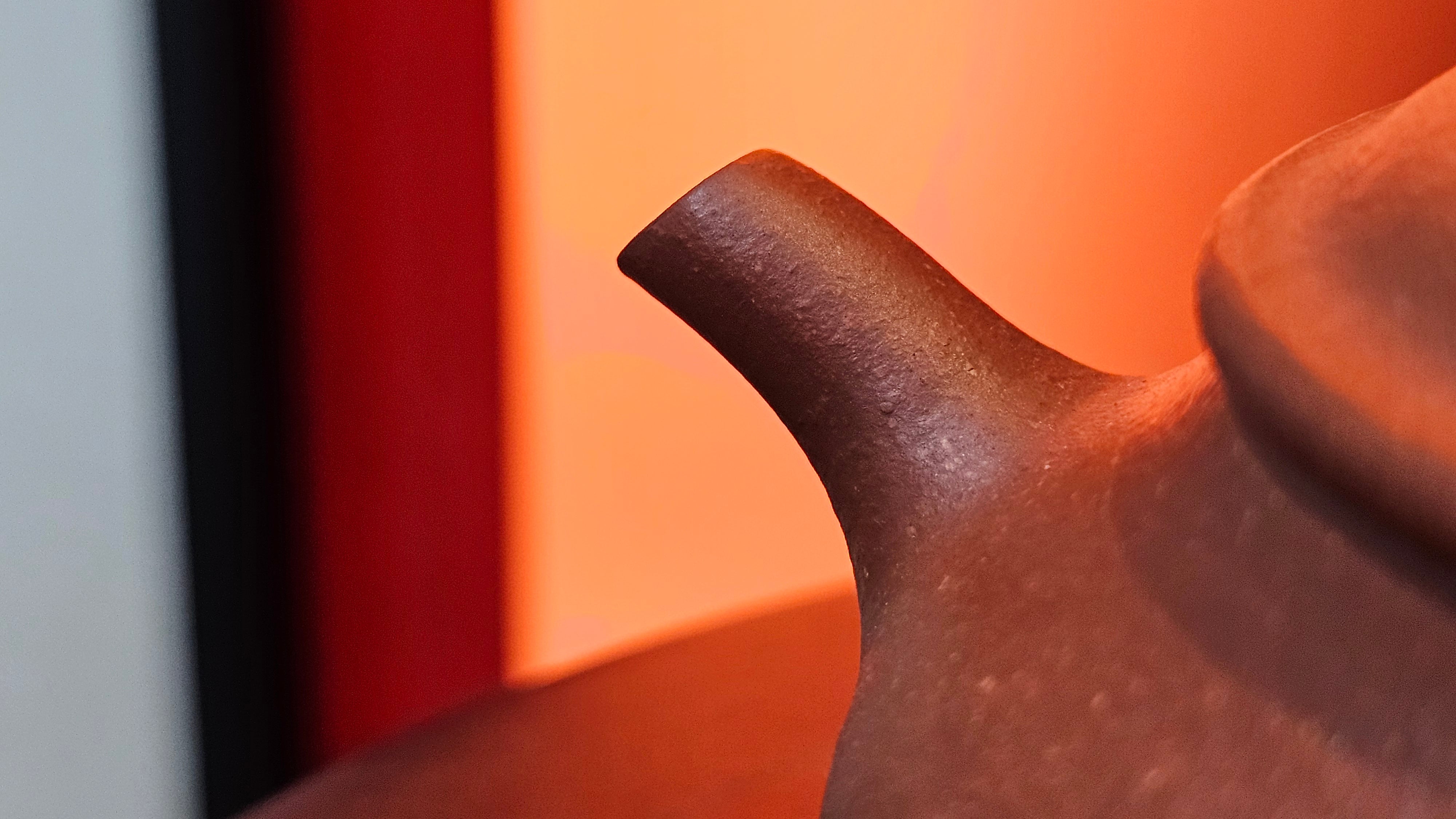 Ming Lu 明炉, 157.6ml, Hong Jiang Po Ni 红降坡泥, by our Collaborative Craftsman Chen Gui Zhi 陈桂枝。(Red JiangPoNi is rarer than Yellow JiangPoNi, XiaoMeiYao ZhuNi & ZhaoZhuang ZhuNi) ~ Congratulations to Mr J.K.! 1815hrs 1st August 2025, Stolberg, Germany🇩🇪