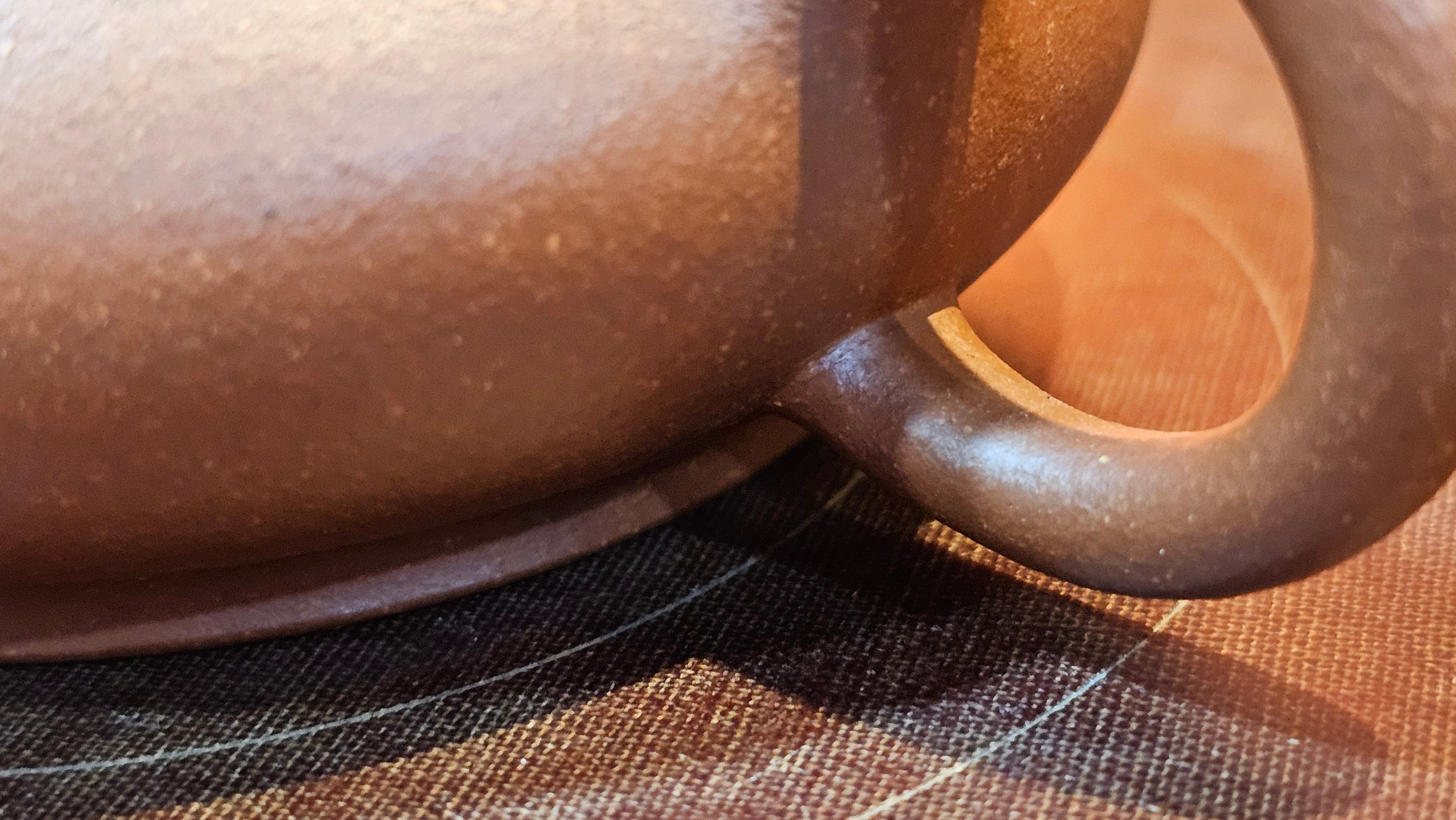 Ming Lu 明炉, 157.6ml, Hong Jiang Po Ni 红降坡泥, by our Collaborative Craftsman Chen Gui Zhi 陈桂枝。(Red JiangPoNi is rarer than Yellow JiangPoNi, XiaoMeiYao ZhuNi & ZhaoZhuang ZhuNi) ~ Congratulations to Mr J.K.! 1815hrs 1st August 2025, Stolberg, Germany🇩🇪