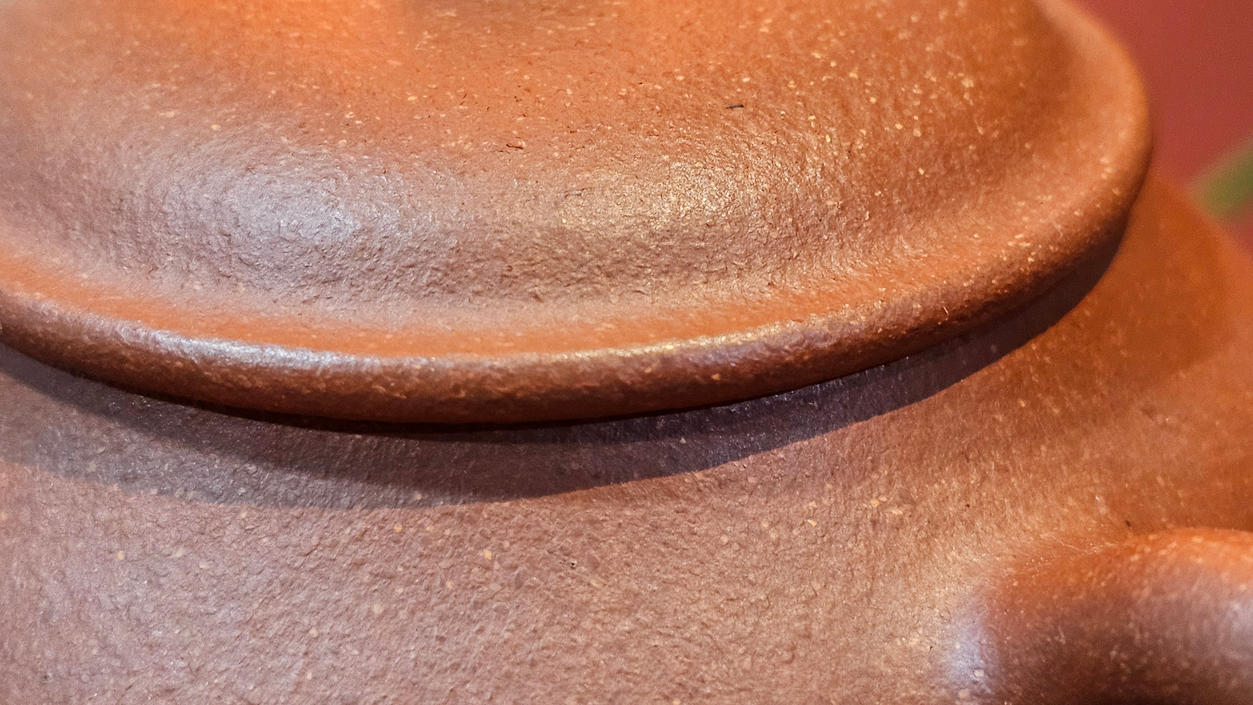 Ming Lu 明炉, 157.6ml, Hong Jiang Po Ni 红降坡泥, by our Collaborative Craftsman Chen Gui Zhi 陈桂枝。(Red JiangPoNi is rarer than Yellow JiangPoNi, XiaoMeiYao ZhuNi & ZhaoZhuang ZhuNi) ~ Congratulations to Mr J.K.! 1815hrs 1st August 2025, Stolberg, Germany🇩🇪