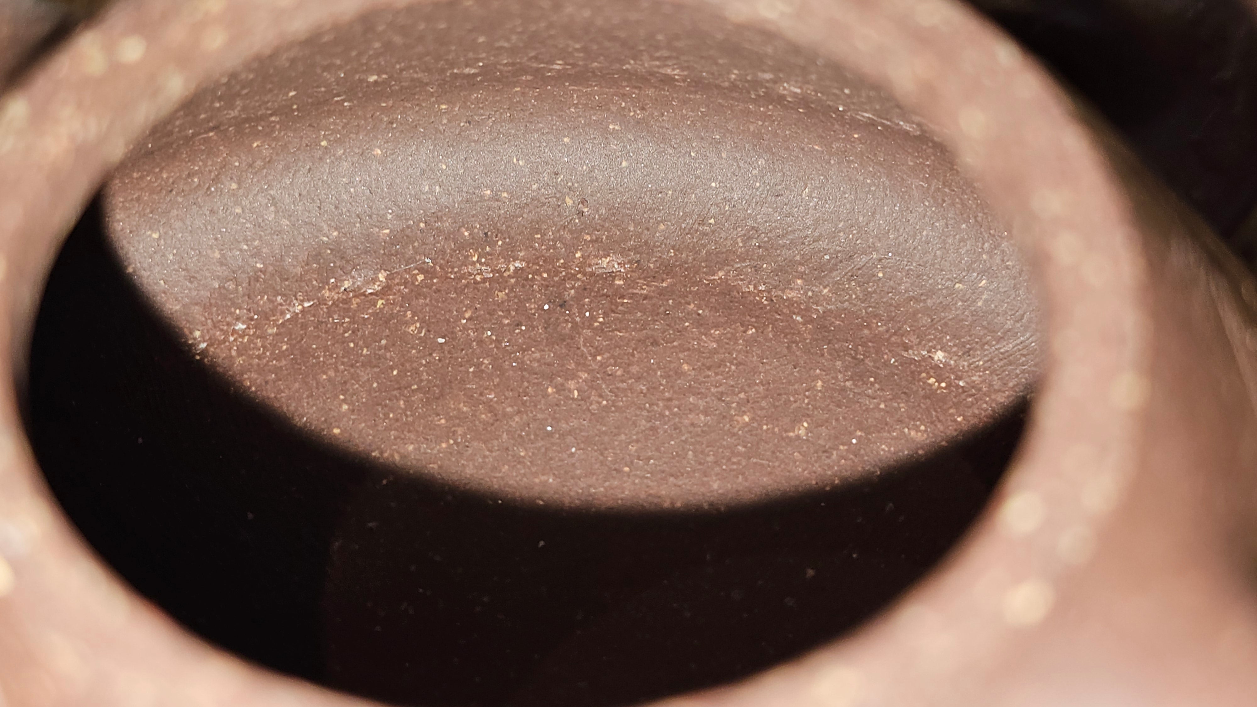 Shi Piao 石瓢 (Zi Ye Shi Piao), 191.1ml, Craftsman Yun Shen 云深 performing *EXQUISITE WHOLE-BODY Clay Sculpting 泥绘 of Plum Blossoms 梅花*, pot by Craftsman Chen Huan 陈欢; Lao Zi Ni 老紫泥 ~ Congratulations to Mr C.L.! 2046hrs 26th August 2025, Chicago! IL!