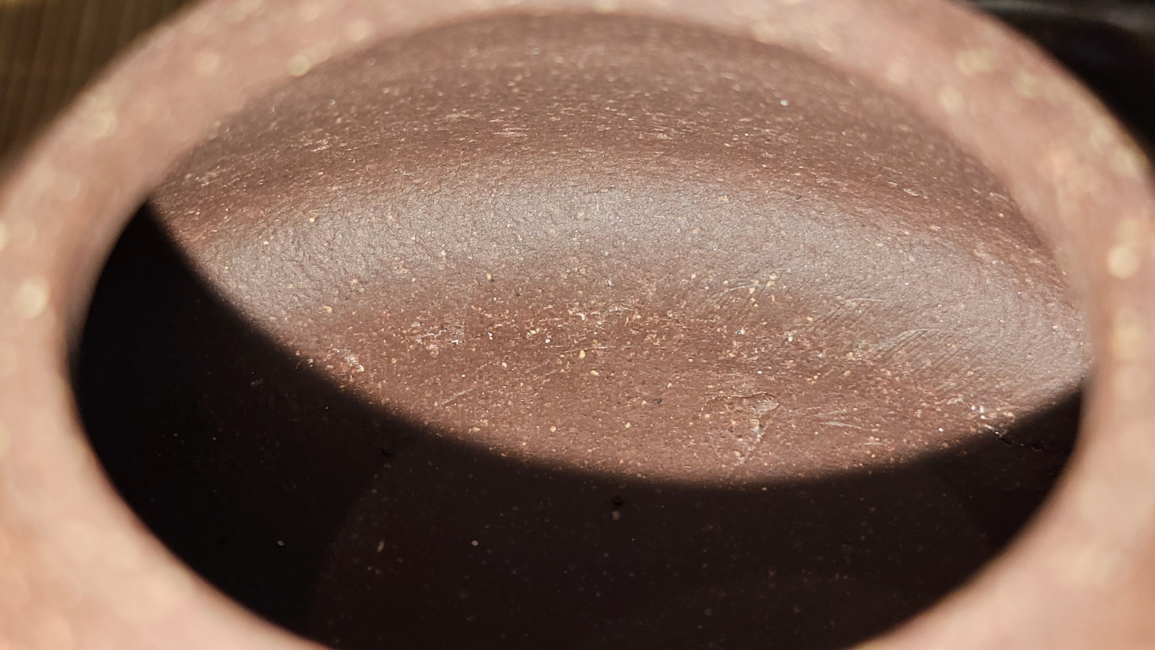 Shi Piao 石瓢 (Zi Ye Shi Piao), 191.1ml, Craftsman Yun Shen 云深 performing *EXQUISITE WHOLE-BODY Clay Sculpting 泥绘 of Plum Blossoms 梅花*, pot by Craftsman Chen Huan 陈欢; Lao Zi Ni 老紫泥 ~ Congratulations to Mr C.L.! 2046hrs 26th August 2025, Chicago! IL!