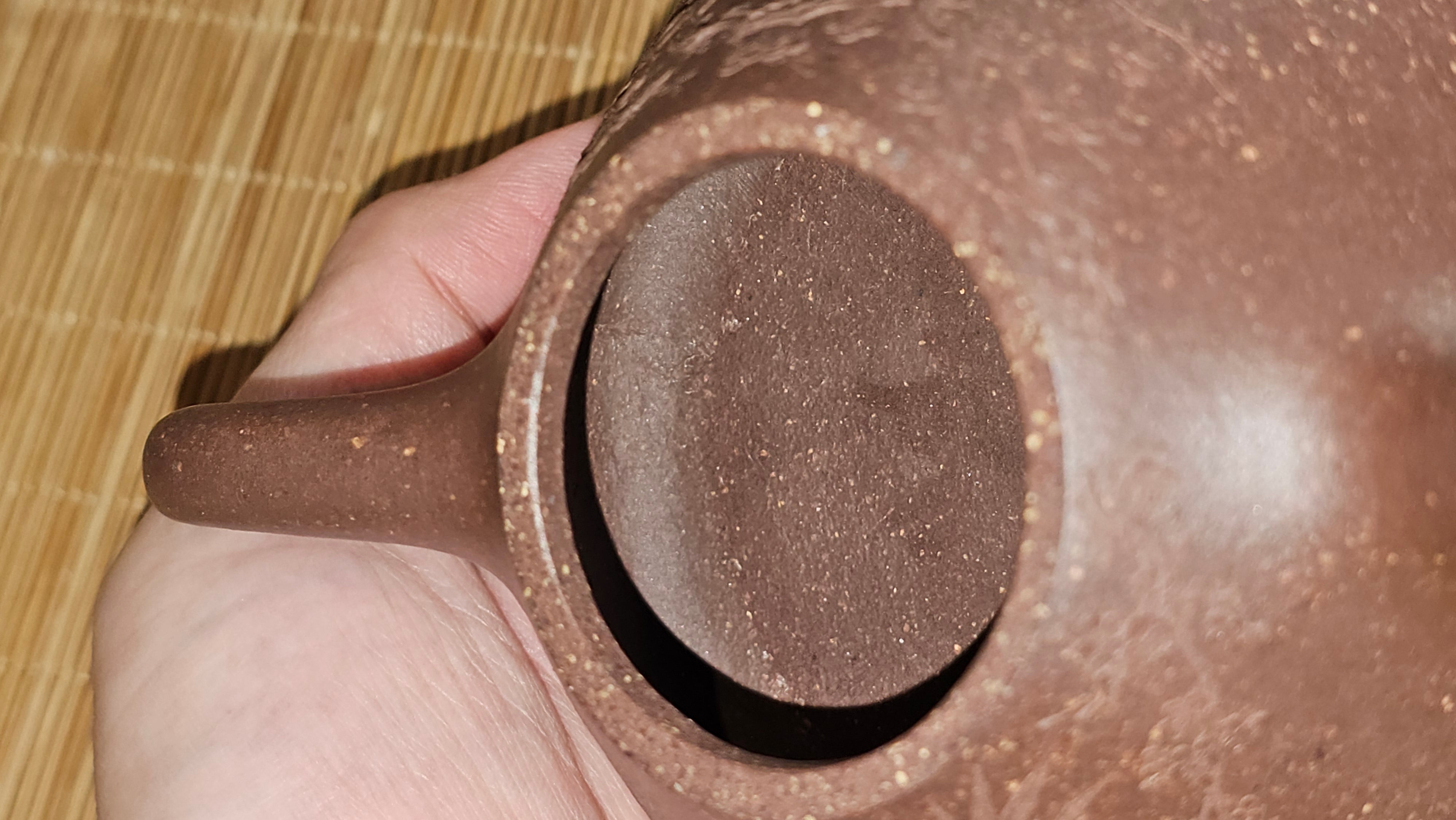 Shi Piao 石瓢 (Zi Ye Shi Piao), 191.1ml, Craftsman Yun Shen 云深 performing *EXQUISITE WHOLE-BODY Clay Sculpting 泥绘 of Plum Blossoms 梅花*, pot by Craftsman Chen Huan 陈欢; Lao Zi Ni 老紫泥 ~ Congratulations to Mr C.L.! 2046hrs 26th August 2025, Chicago! IL!