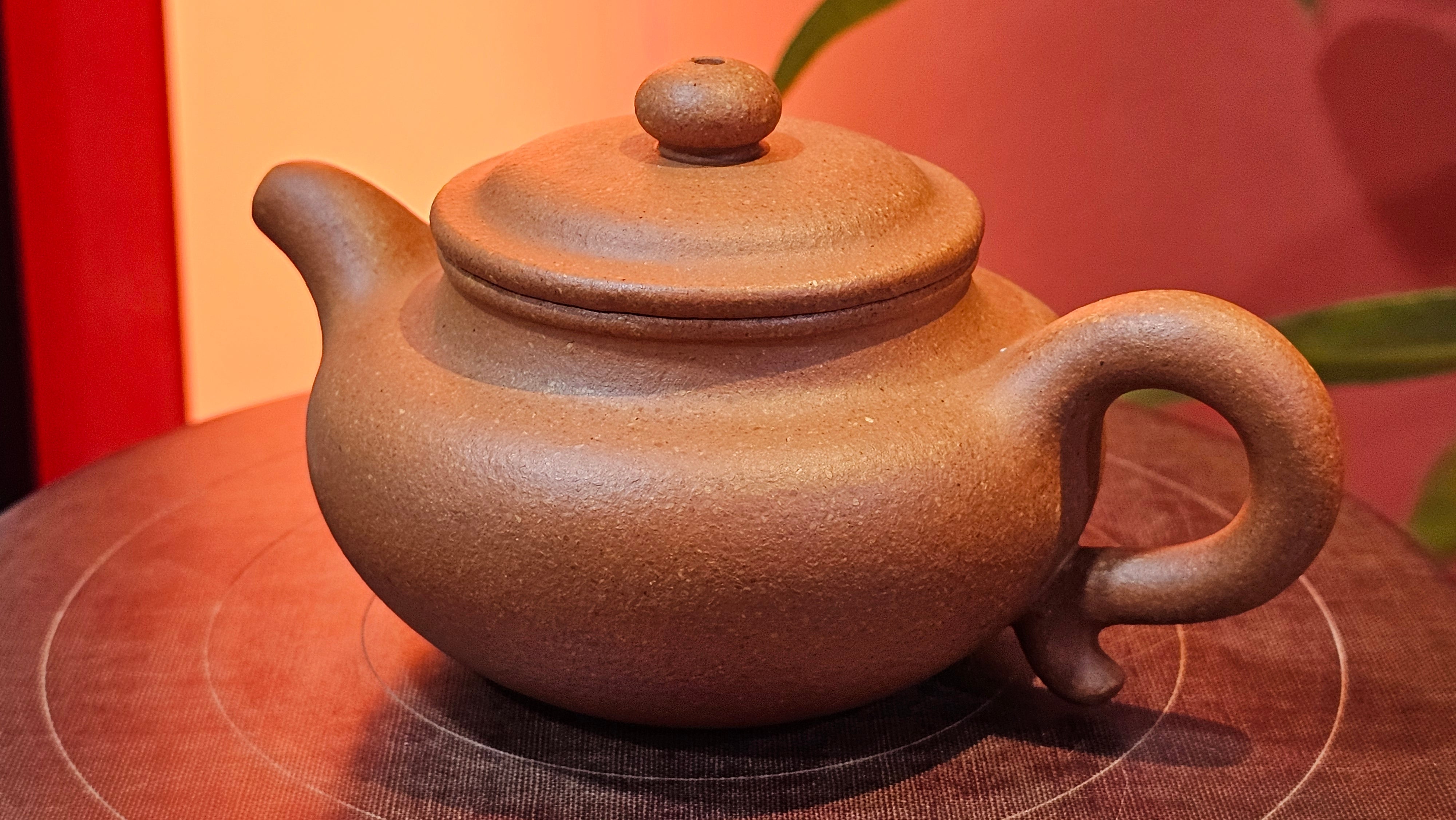 Fang Gu 仿古, 149.8ml, Huang Jiang Po Ni 黄降坡泥, by our Collaborative Craftsman Chen Fa Chu 陈法初 ~!Congratulations to Ms K.F.!0807hrs 2nd August 2025, Wethersfield, CT!