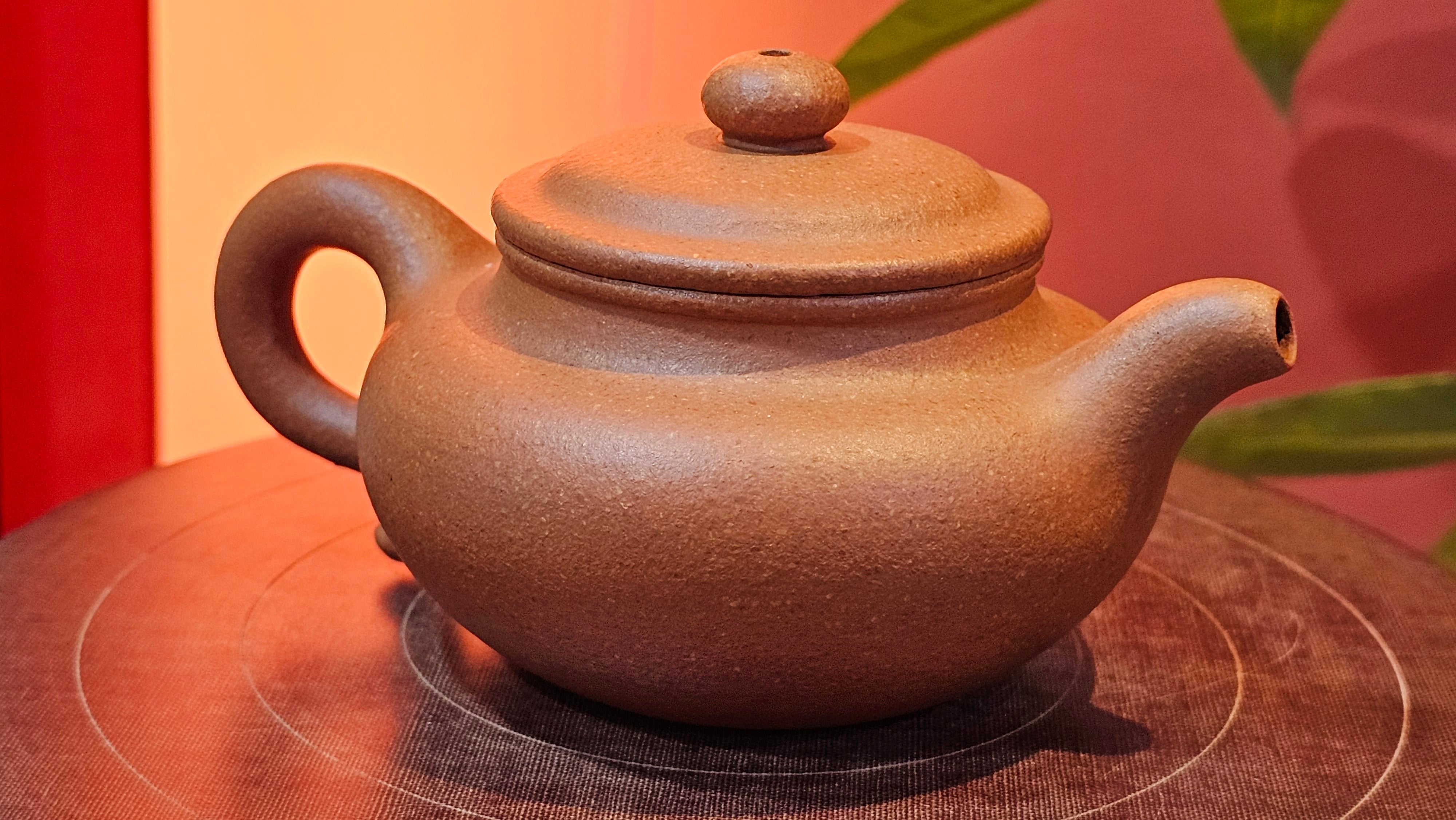 Fang Gu 仿古, 149.8ml, Huang Jiang Po Ni 黄降坡泥, by our Collaborative Craftsman Chen Fa Chu 陈法初 ~!Congratulations to Ms K.F.!0807hrs 2nd August 2025, Wethersfield, CT!