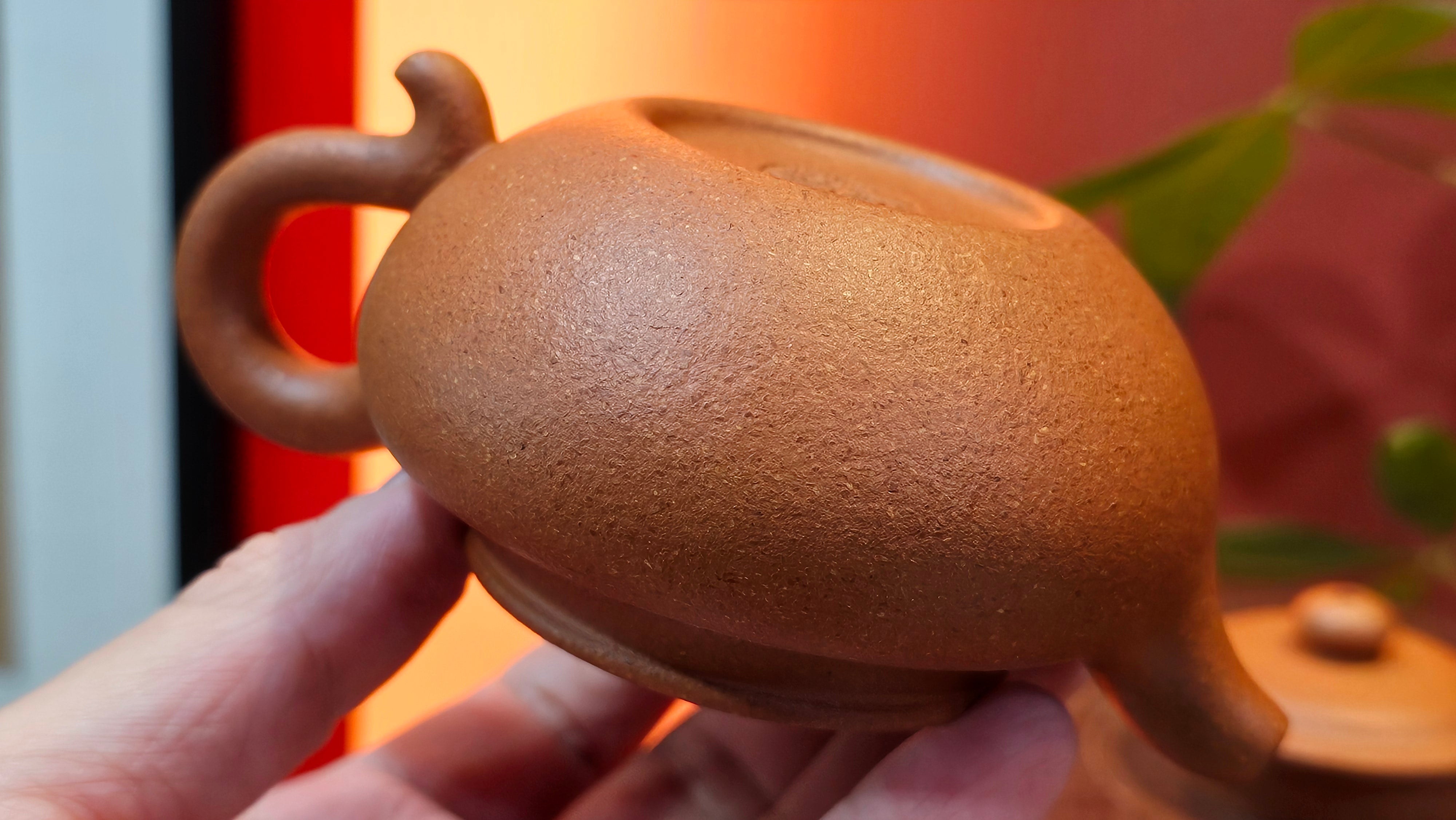 Fang Gu 仿古, 149.8ml, Huang Jiang Po Ni 黄降坡泥, by our Collaborative Craftsman Chen Fa Chu 陈法初 ~!Congratulations to Ms K.F.!0807hrs 2nd August 2025, Wethersfield, CT!