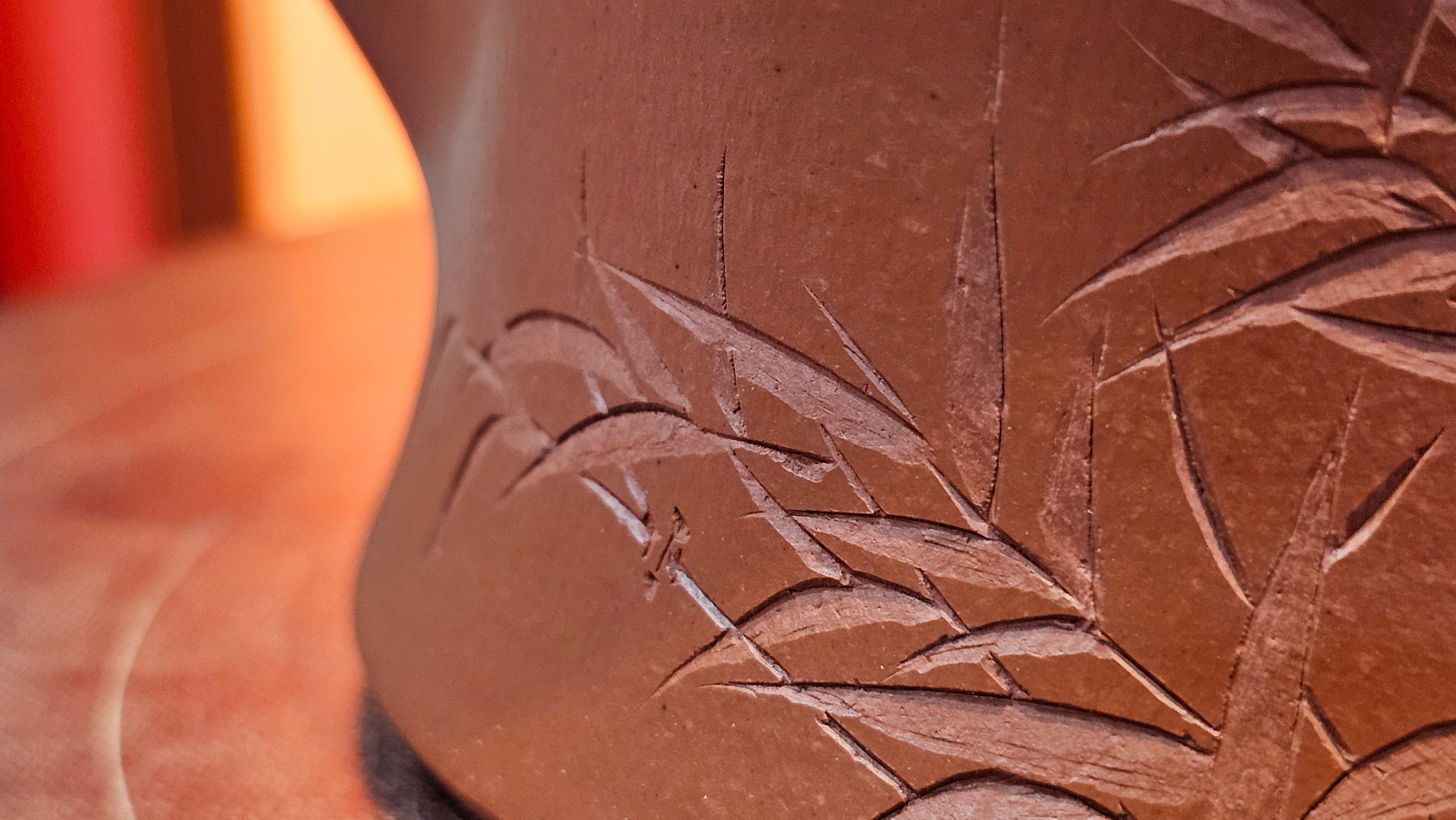 Yun Zhu 云柱 "Pillar of the Heavens", 138.7ml, Xiao Mei Yao Zhu Ni 小煤窑朱泥, by our Collaborative Craftsman Wang Hui ~ "劲竹凌风" & Bamboo Engraving by Craftsman Yi De Shu ~ Congratulations to Mr J.G.!2339hrs 4th August 2025, Bellevue Hill, Australia🇦🇺!