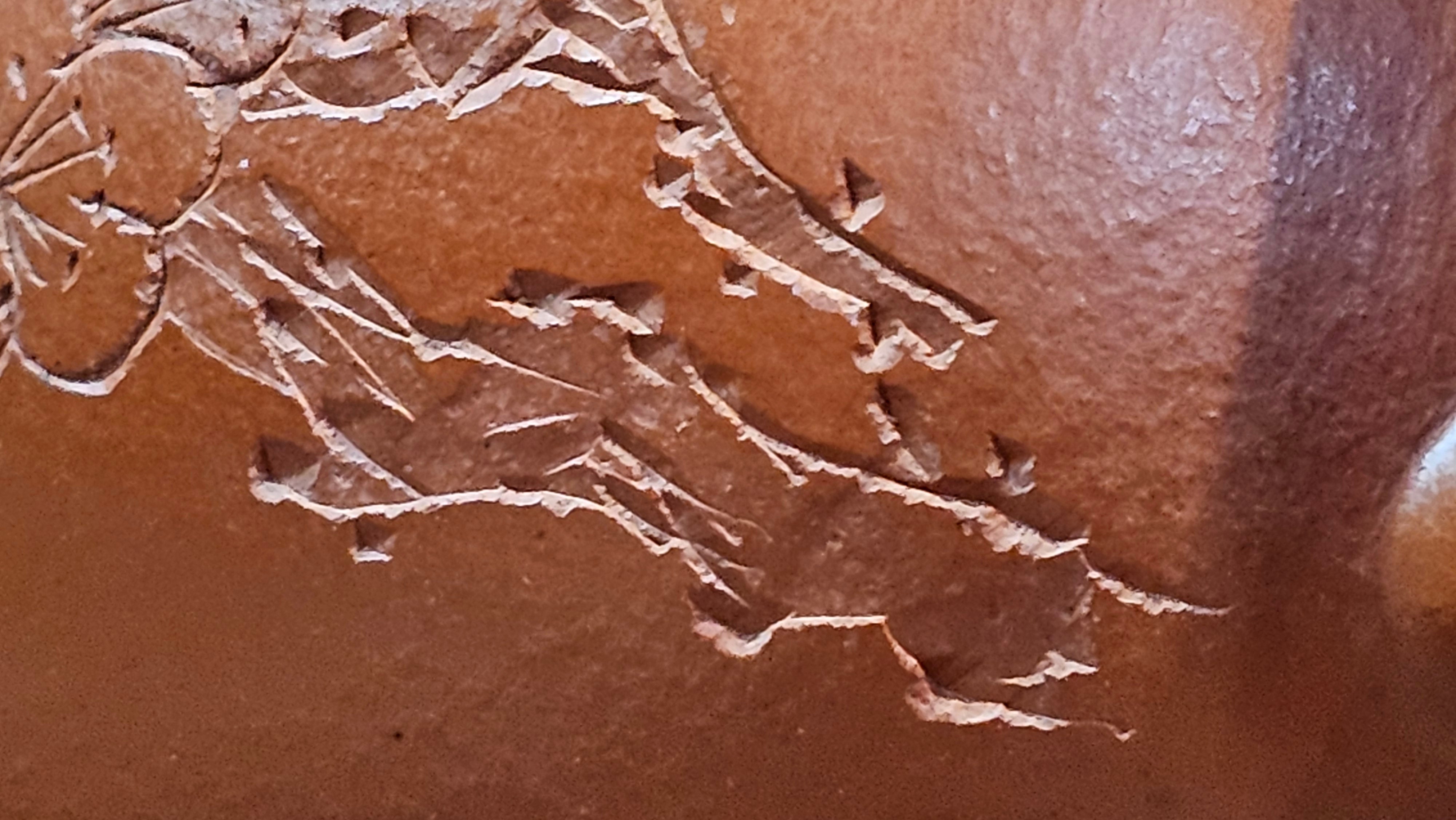 Li Xing 梨形, 177.5ml, Xiao Mei Yao Zhu Ni 小煤窑朱泥 by our Collaborative Craftsman Zhai Yi Yao 翟一耀, 梅花刻绘, Engraving of Plum Blossoms and Calligraphy, by Craftsman Yi De Shu 一德书 ~ Congratulations to!Mr A.K., 1226hrs 4th August 2025, Jabłonna! Poland🇵🇱.