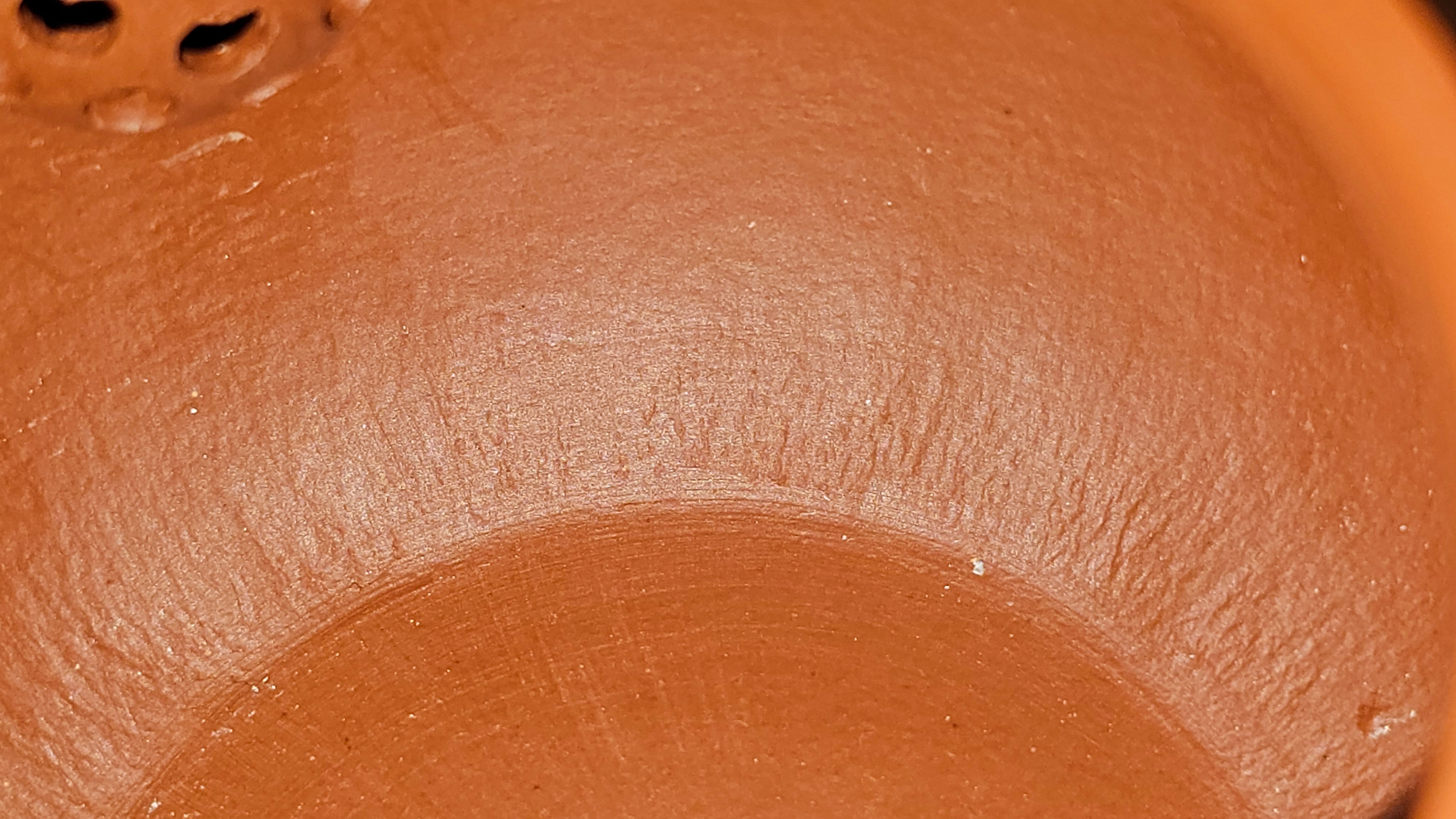 Li Xing 梨形, 177.5ml, Xiao Mei Yao Zhu Ni 小煤窑朱泥 by our Collaborative Craftsman Zhai Yi Yao 翟一耀, 梅花刻绘, Engraving of Plum Blossoms and Calligraphy, by Craftsman Yi De Shu 一德书 ~ Congratulations to!Mr A.K., 1226hrs 4th August 2025, Jabłonna! Poland🇵🇱.