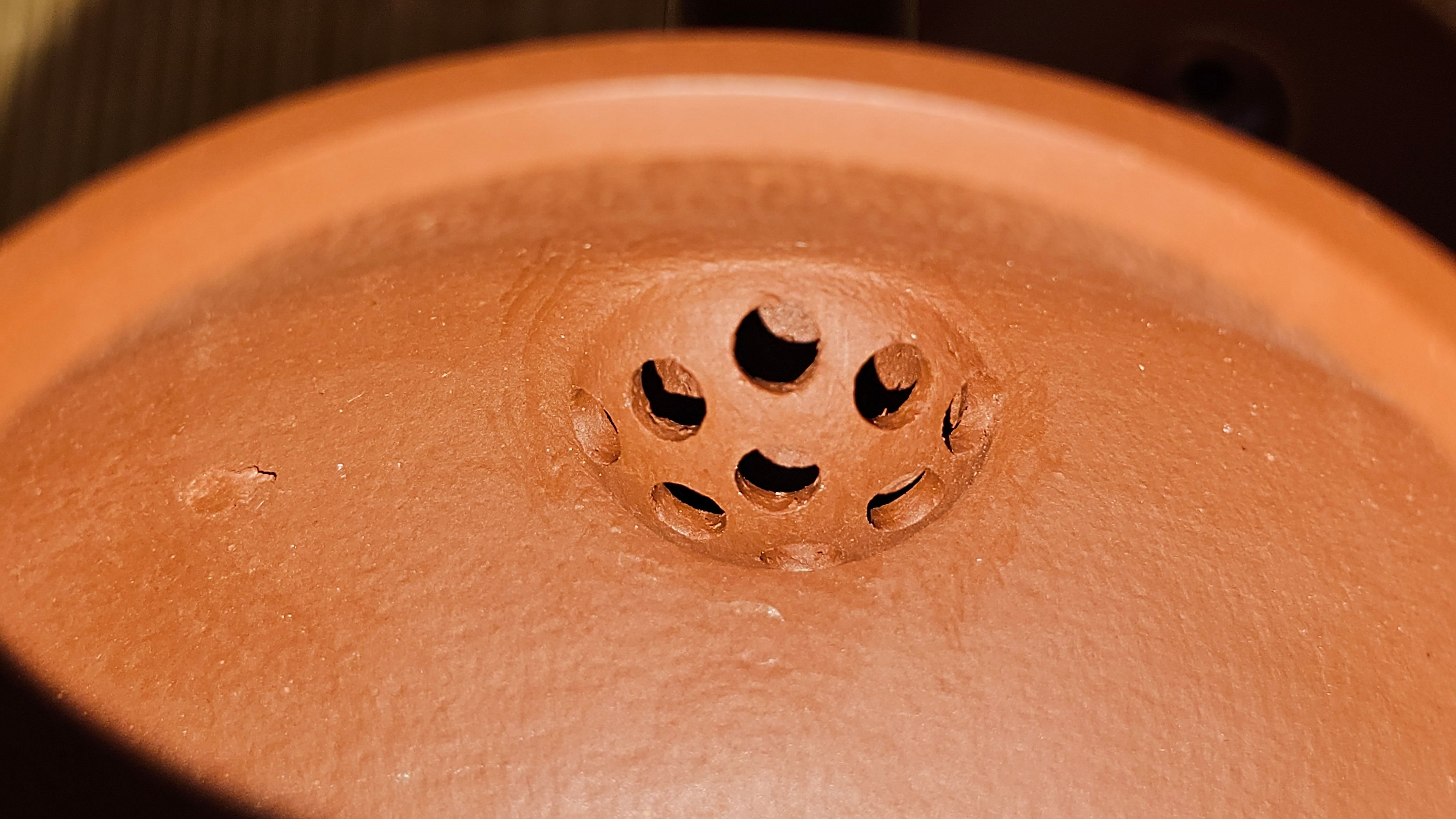 Li Xing 梨形, 177.5ml, Xiao Mei Yao Zhu Ni 小煤窑朱泥 by our Collaborative Craftsman Zhai Yi Yao 翟一耀, 梅花刻绘, Engraving of Plum Blossoms and Calligraphy, by Craftsman Yi De Shu 一德书 ~ Congratulations to!Mr A.K., 1226hrs 4th August 2025, Jabłonna! Poland🇵🇱.