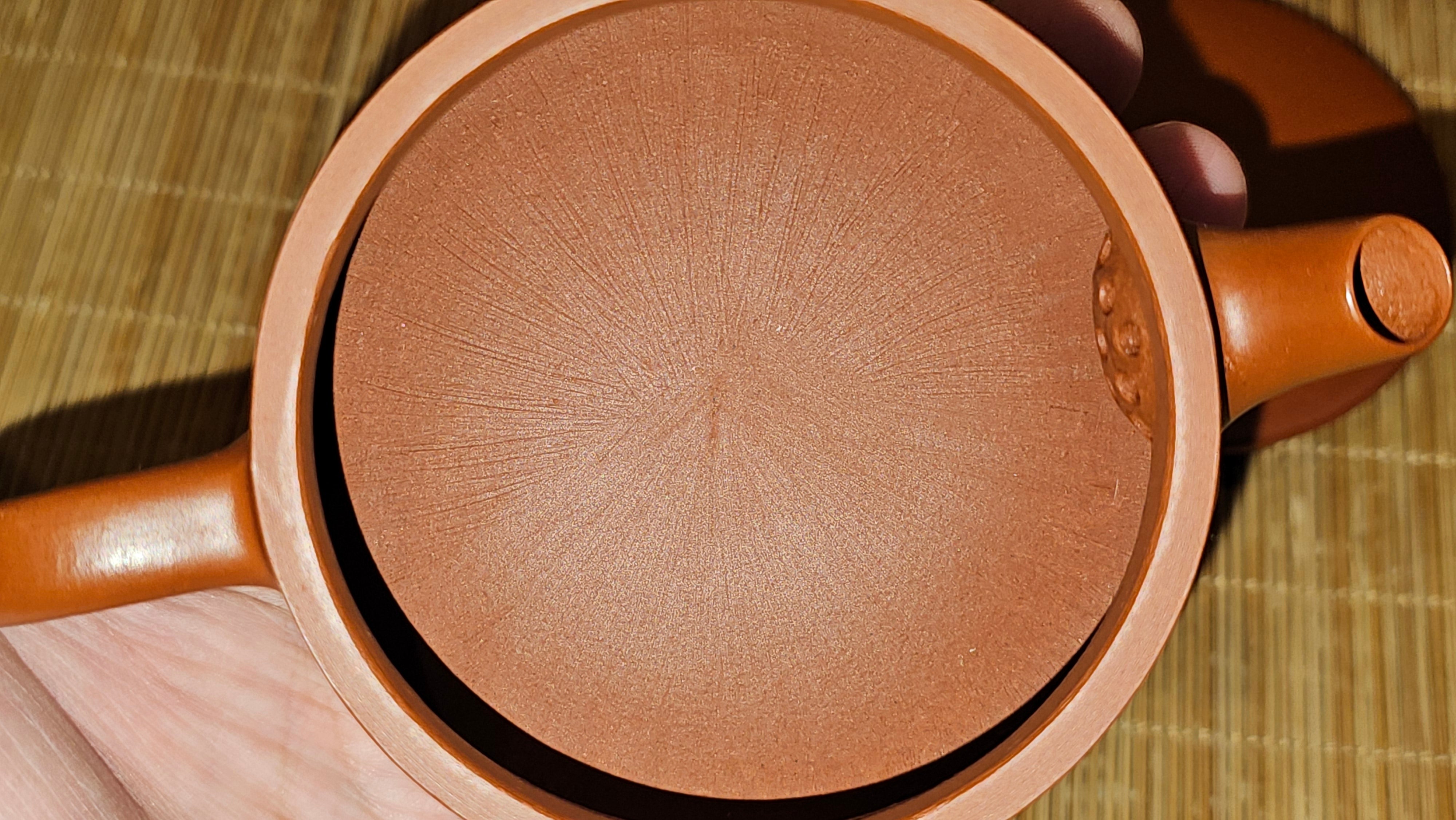 Yun Zhu 云柱 "Pillar of the Heavens", 138.7ml, Xiao Mei Yao Zhu Ni 小煤窑朱泥, by our Collaborative Craftsman Wang Hui ~ "劲竹凌风" & Bamboo Engraving by Craftsman Yi De Shu ~ Congratulations to Mr J.G.!2339hrs 4th August 2025, Bellevue Hill, Australia🇦🇺!