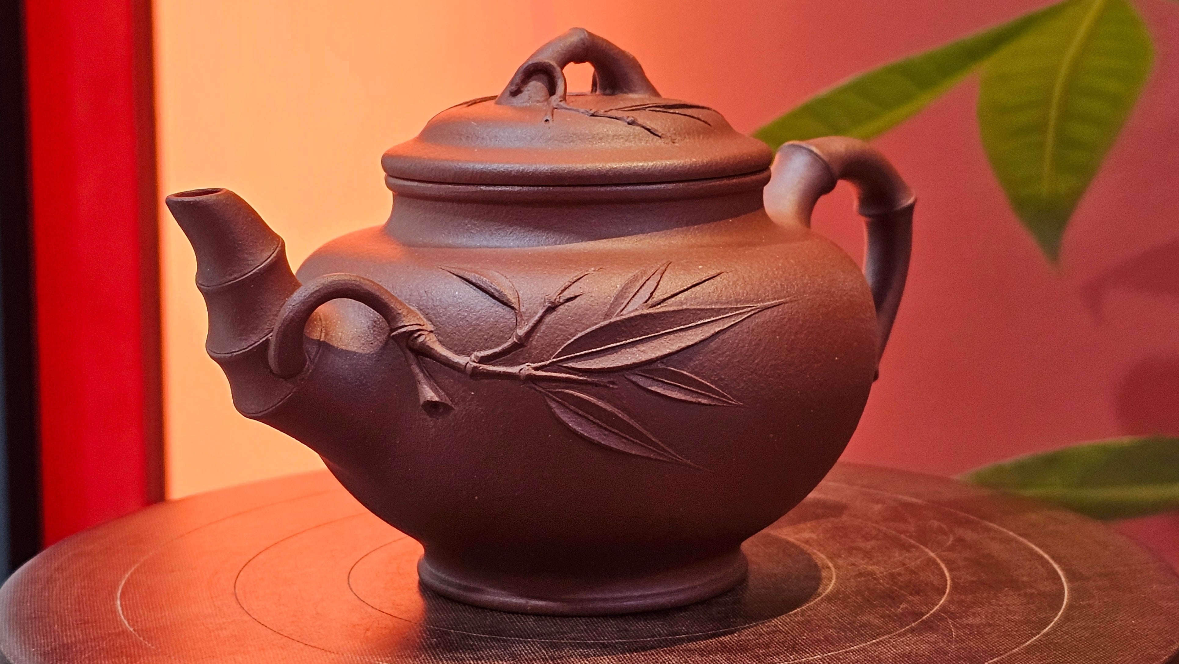 Zhu Bao Chun 竹报春, 229.3ml, Di Cao Qing Zi Ni 底槽青紫泥, by our Collaborative Craftsman Tu Xia Ying 屠暇英 ~ Congratulations to Mr K.F.! 1809hrs 3rd August 2025, Chamblee! GA.