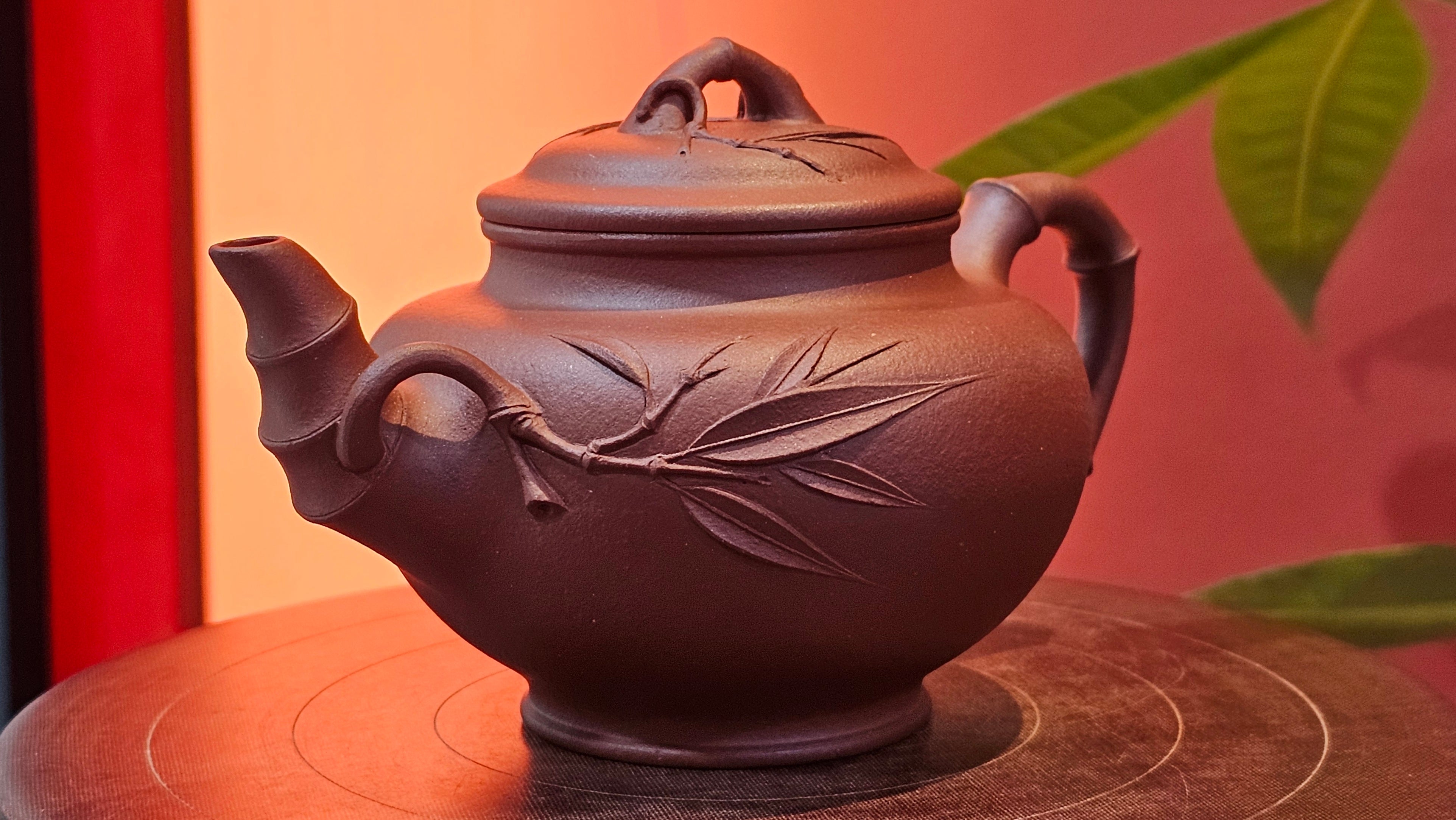 Zhu Bao Chun 竹报春, 229.3ml, Di Cao Qing Zi Ni 底槽青紫泥, by our Collaborative Craftsman Tu Xia Ying 屠暇英 ~ Congratulations to Mr K.F.! 1809hrs 3rd August 2025, Chamblee! GA.