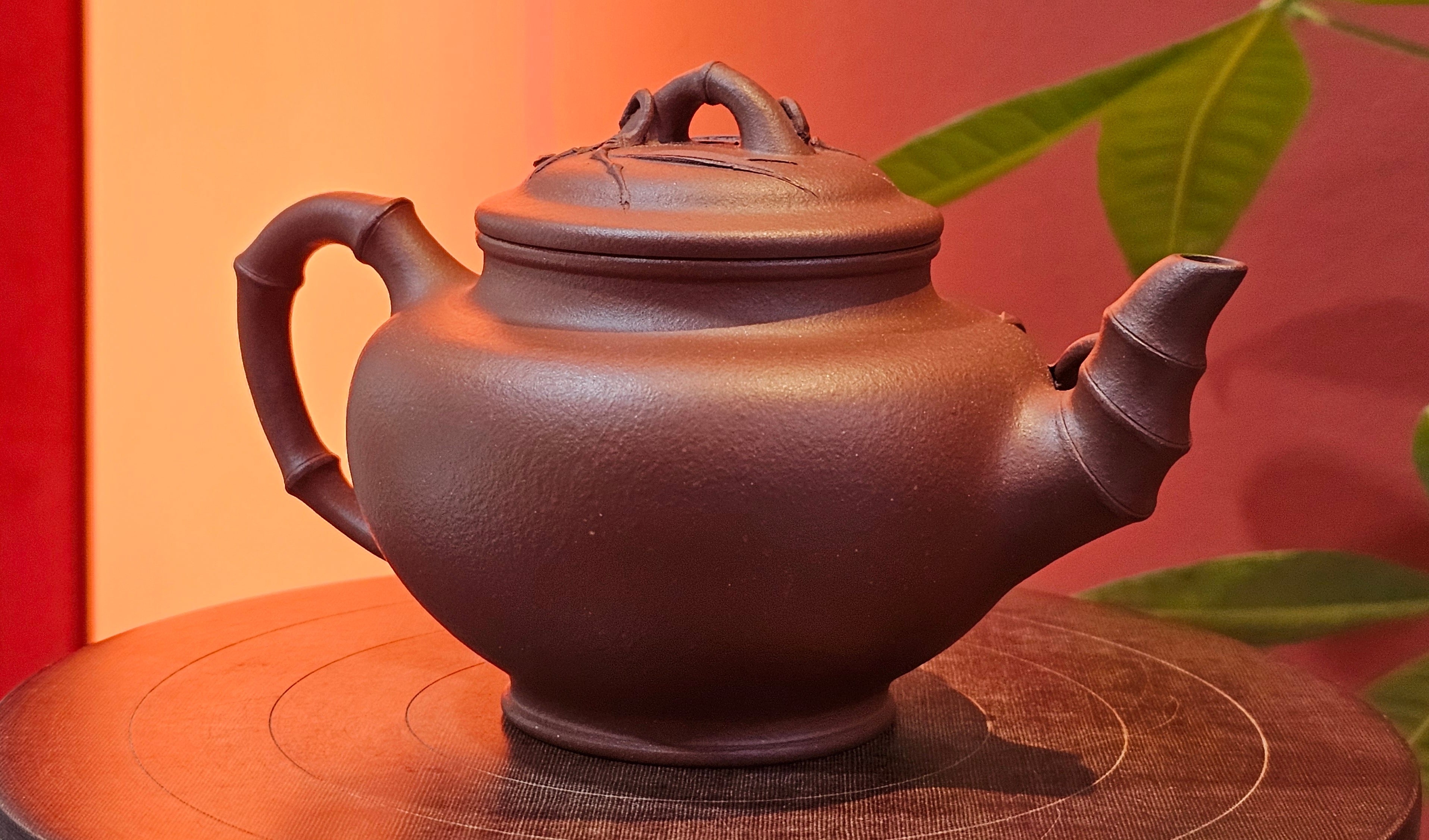 Zhu Bao Chun 竹报春, 229.3ml, Di Cao Qing Zi Ni 底槽青紫泥, by our Collaborative Craftsman Tu Xia Ying 屠暇英 ~ Congratulations to Mr K.F.! 1809hrs 3rd August 2025, Chamblee! GA.