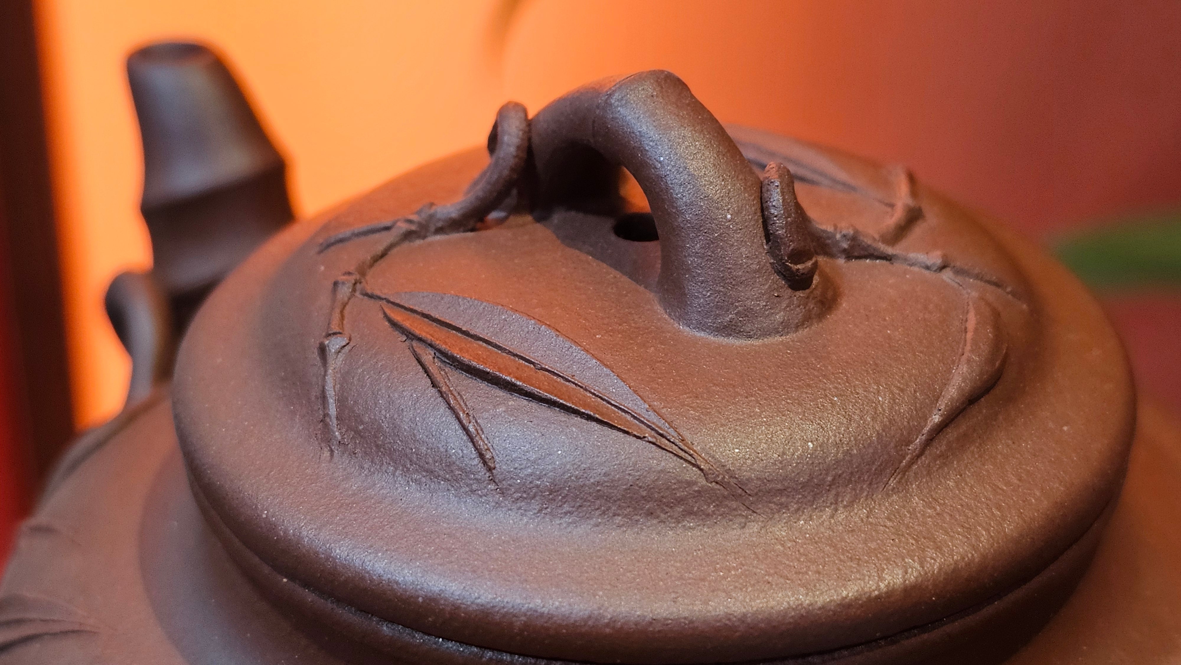 Zhu Bao Chun 竹报春, 229.3ml, Di Cao Qing Zi Ni 底槽青紫泥, by our Collaborative Craftsman Tu Xia Ying 屠暇英 ~ Congratulations to Mr K.F.! 1809hrs 3rd August 2025, Chamblee! GA.