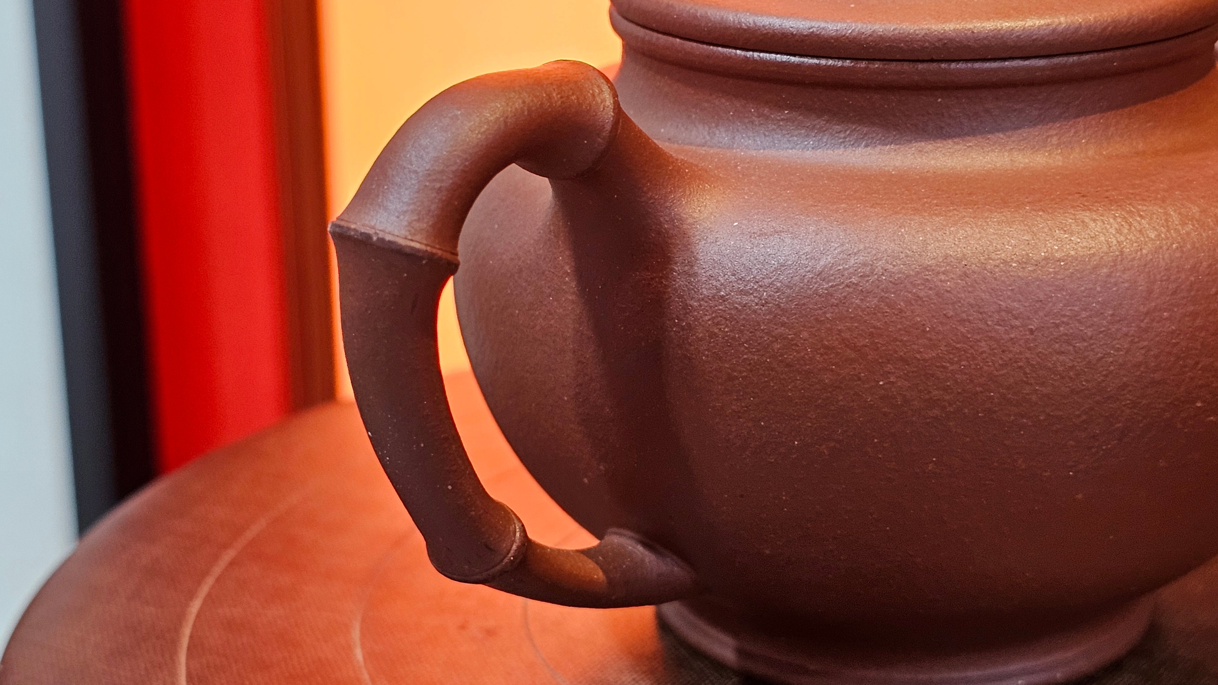 Zhu Bao Chun 竹报春, 229.3ml, Di Cao Qing Zi Ni 底槽青紫泥, by our Collaborative Craftsman Tu Xia Ying 屠暇英 ~ Congratulations to Mr K.F.! 1809hrs 3rd August 2025, Chamblee! GA.