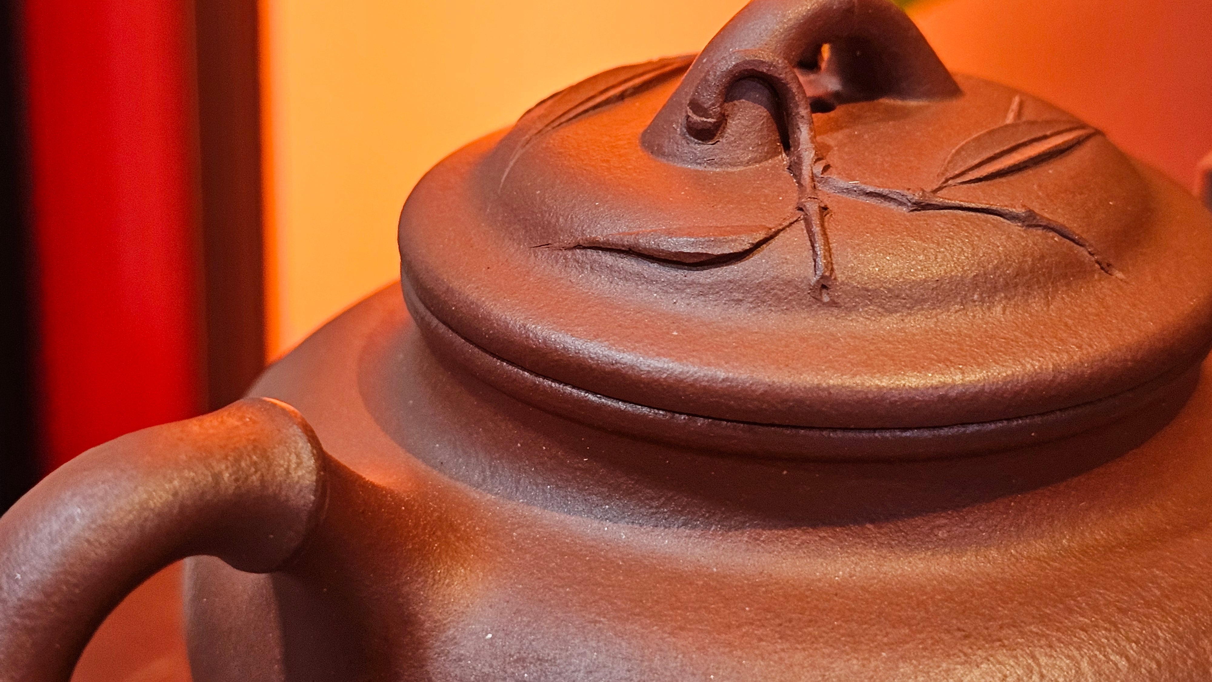 Zhu Bao Chun 竹报春, 229.3ml, Di Cao Qing Zi Ni 底槽青紫泥, by our Collaborative Craftsman Tu Xia Ying 屠暇英 ~ Congratulations to Mr K.F.! 1809hrs 3rd August 2025, Chamblee! GA.