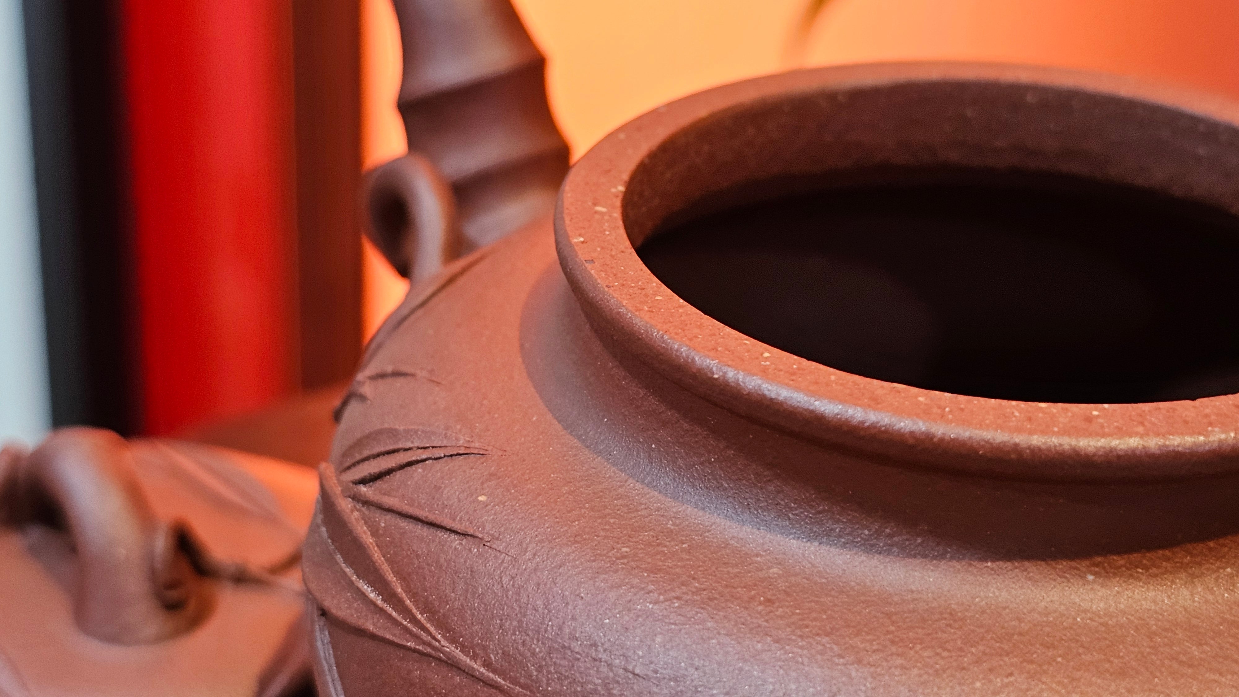 Zhu Bao Chun 竹报春, 229.3ml, Di Cao Qing Zi Ni 底槽青紫泥, by our Collaborative Craftsman Tu Xia Ying 屠暇英 ~ Congratulations to Mr K.F.! 1809hrs 3rd August 2025, Chamblee! GA.