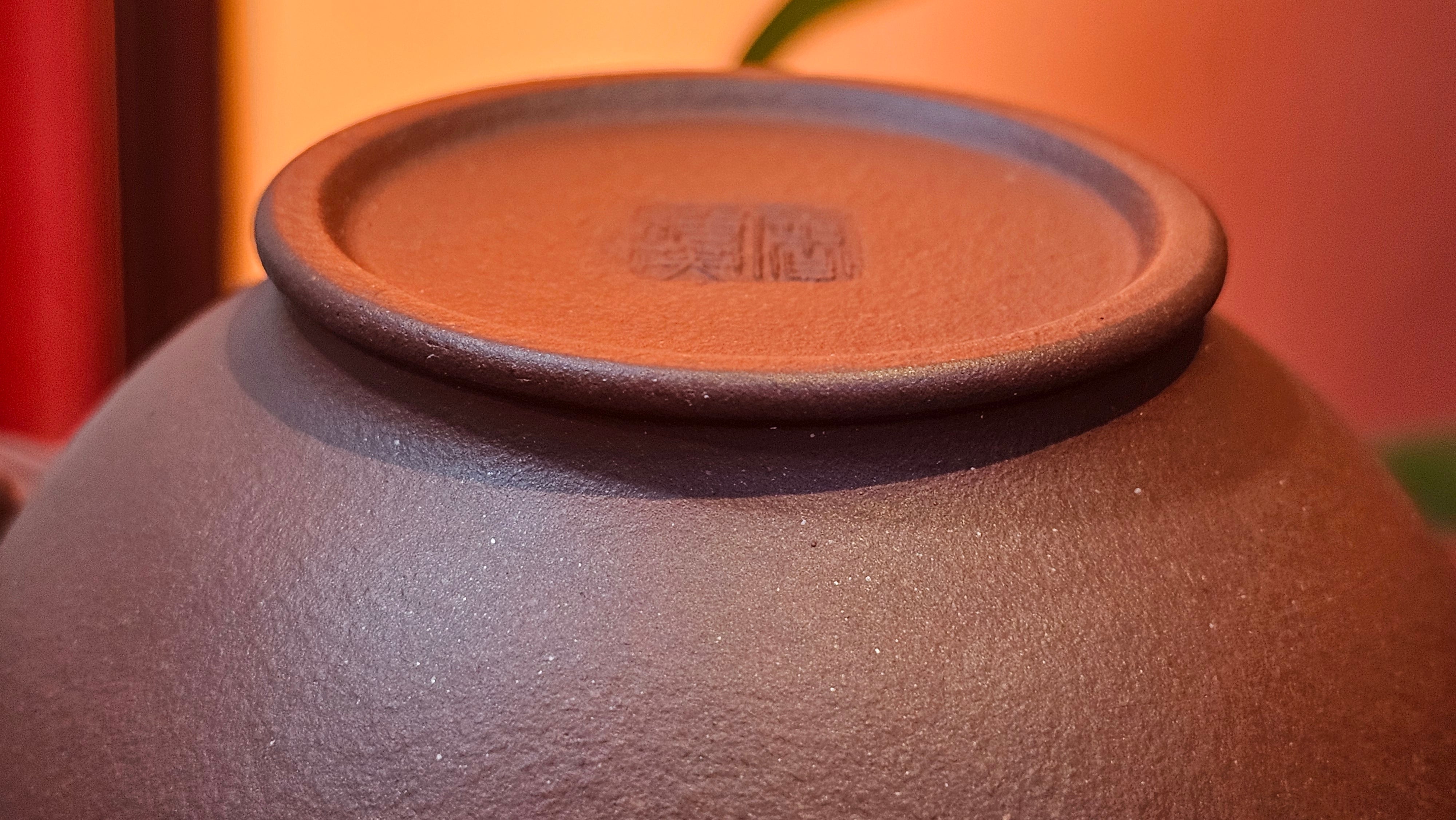 Zhu Bao Chun 竹报春, 229.3ml, Di Cao Qing Zi Ni 底槽青紫泥, by our Collaborative Craftsman Tu Xia Ying 屠暇英 ~ Congratulations to Mr K.F.! 1809hrs 3rd August 2025, Chamblee! GA.