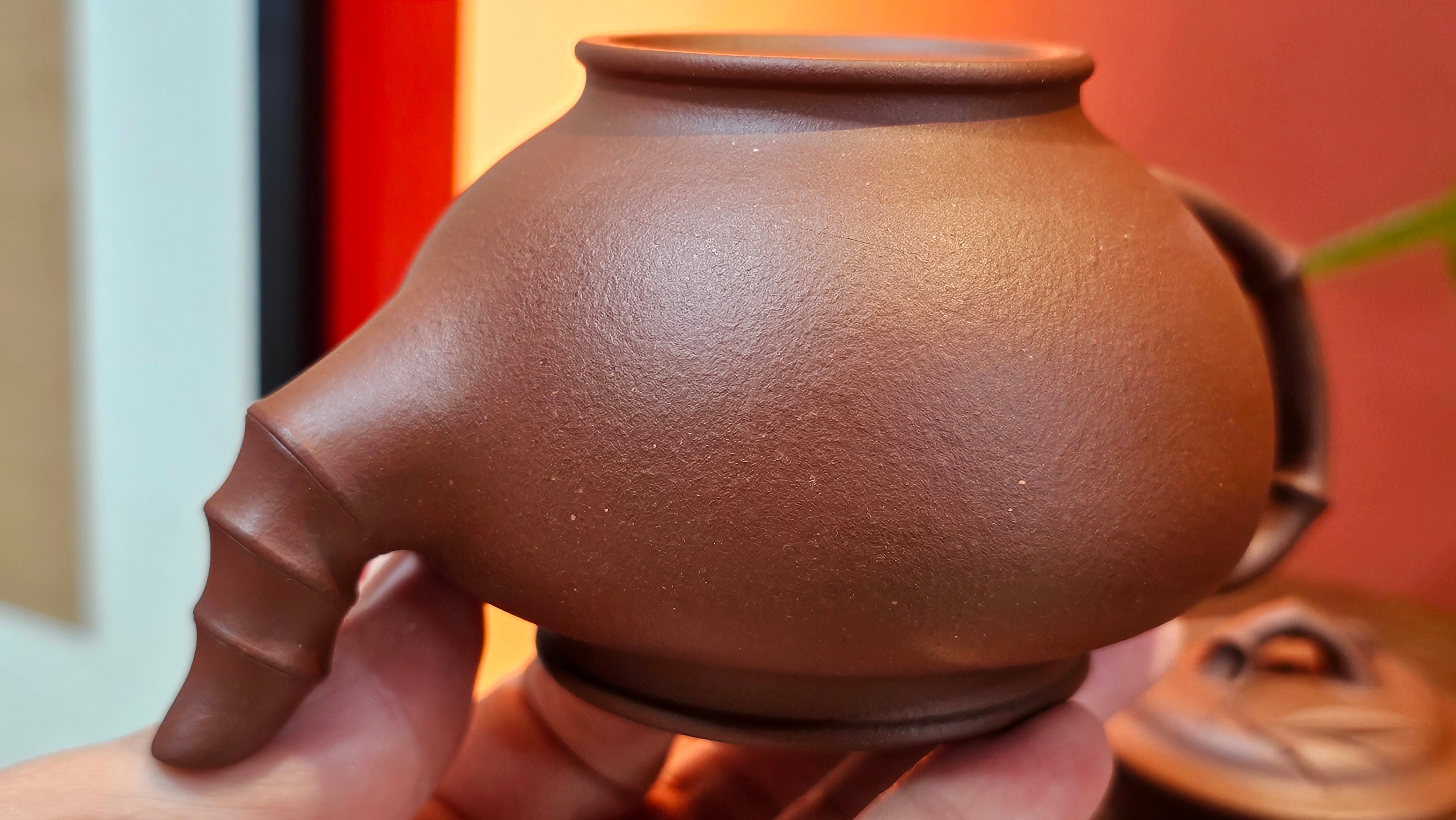 Zhu Bao Chun 竹报春, 229.3ml, Di Cao Qing Zi Ni 底槽青紫泥, by our Collaborative Craftsman Tu Xia Ying 屠暇英 ~ Congratulations to Mr K.F.! 1809hrs 3rd August 2025, Chamblee! GA.