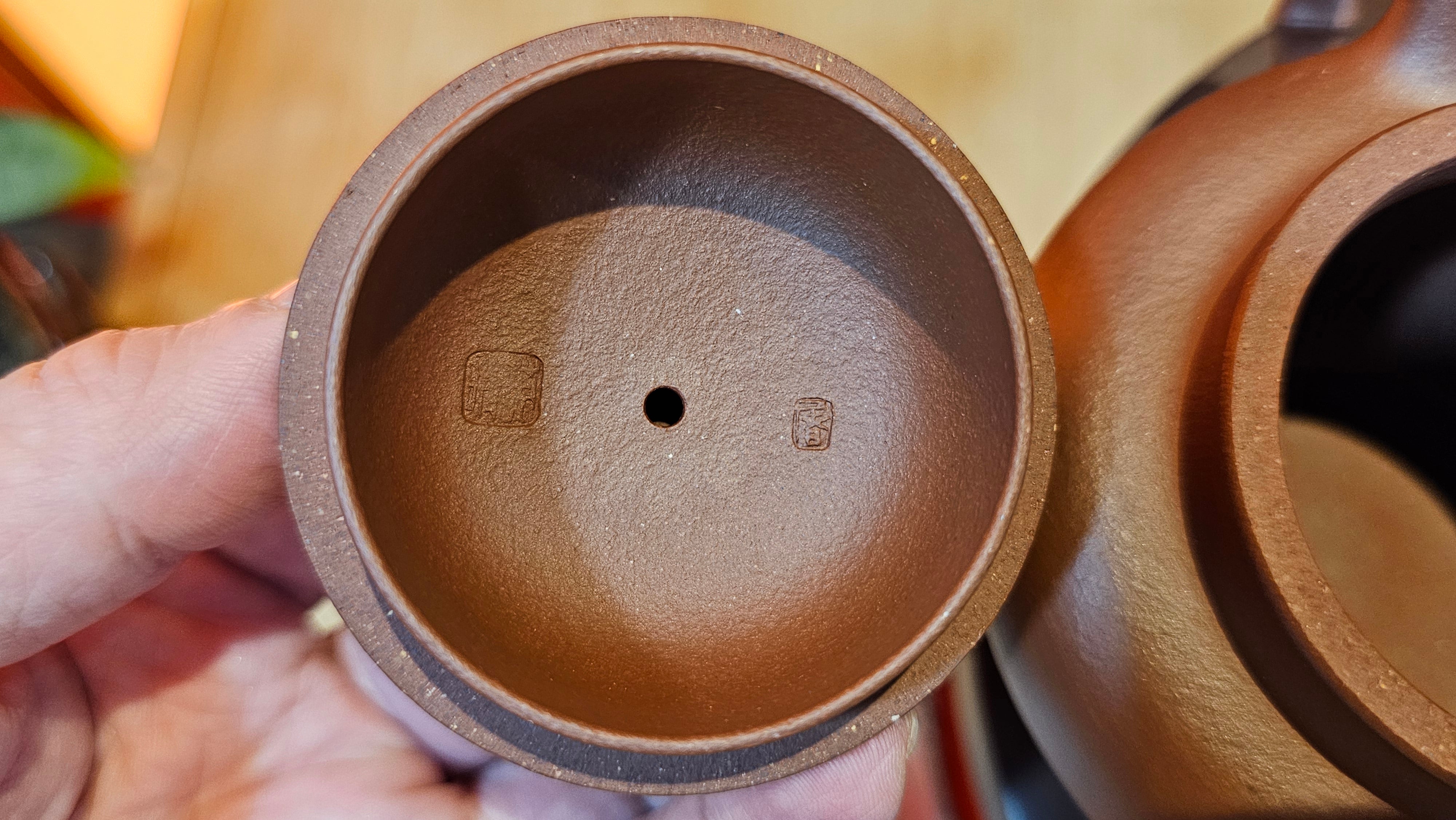 Zhu Bao Chun 竹报春, 229.3ml, Di Cao Qing Zi Ni 底槽青紫泥, by our Collaborative Craftsman Tu Xia Ying 屠暇英 ~ Congratulations to Mr K.F.! 1809hrs 3rd August 2025, Chamblee! GA.