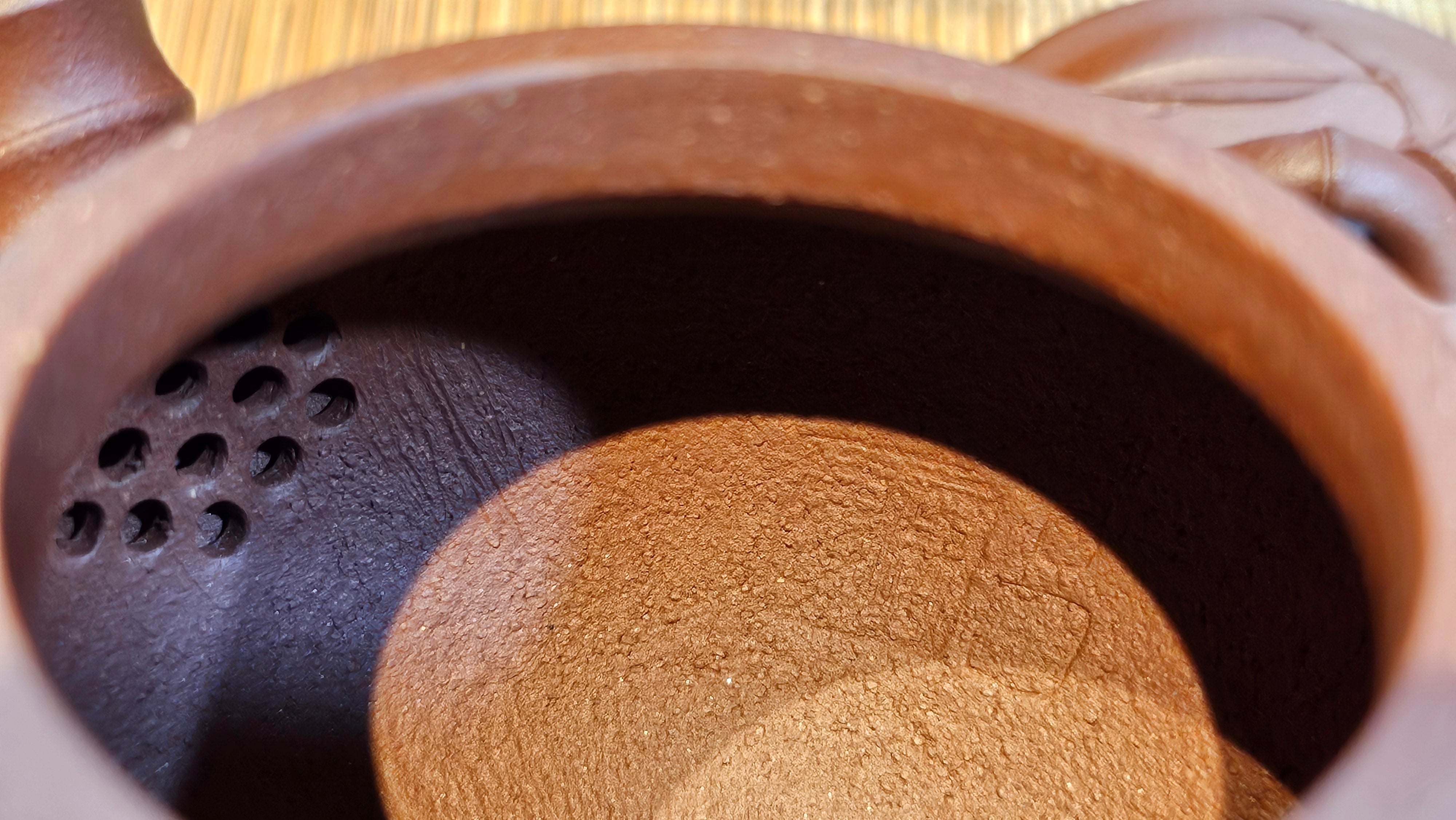 Zhu Bao Chun 竹报春, 229.3ml, Di Cao Qing Zi Ni 底槽青紫泥, by our Collaborative Craftsman Tu Xia Ying 屠暇英 ~ Congratulations to Mr K.F.! 1809hrs 3rd August 2025, Chamblee! GA.