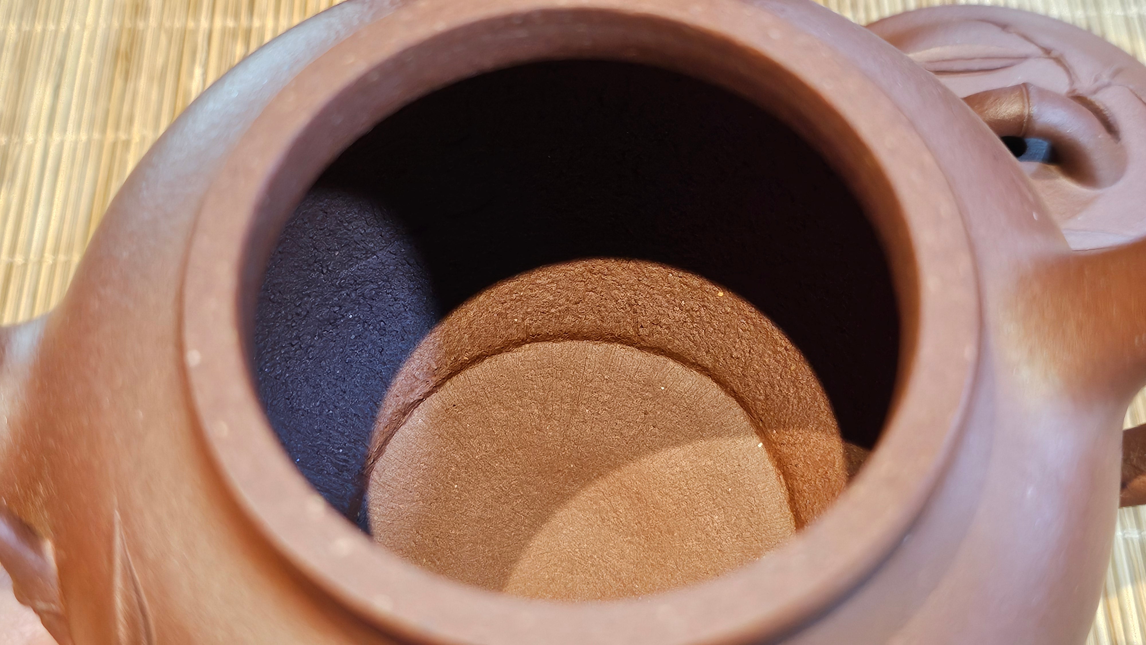 Zhu Bao Chun 竹报春, 229.3ml, Di Cao Qing Zi Ni 底槽青紫泥, by our Collaborative Craftsman Tu Xia Ying 屠暇英 ~ Congratulations to Mr K.F.! 1809hrs 3rd August 2025, Chamblee! GA.