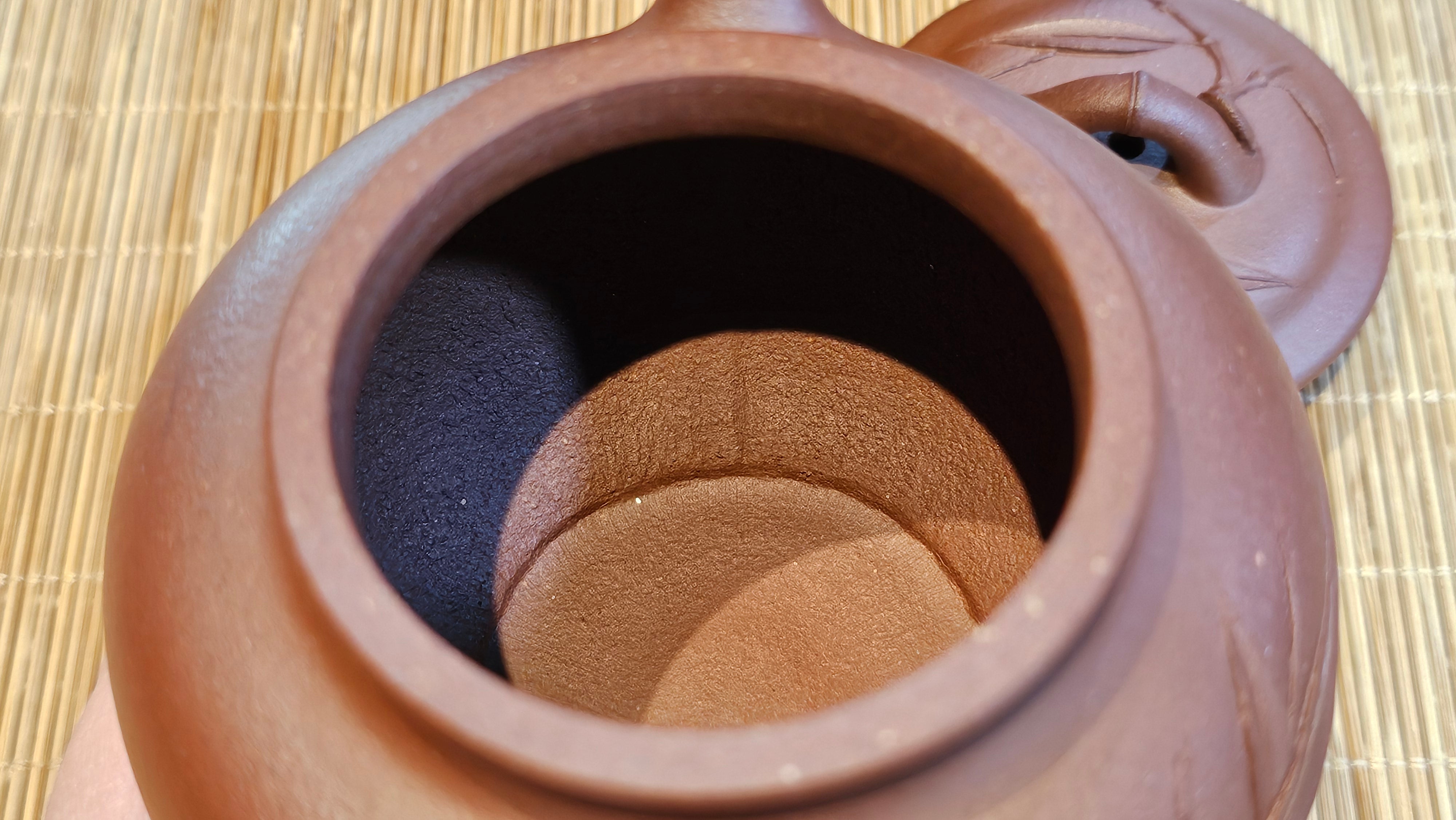 Zhu Bao Chun 竹报春, 229.3ml, Di Cao Qing Zi Ni 底槽青紫泥, by our Collaborative Craftsman Tu Xia Ying 屠暇英 ~ Congratulations to Mr K.F.! 1809hrs 3rd August 2025, Chamblee! GA.