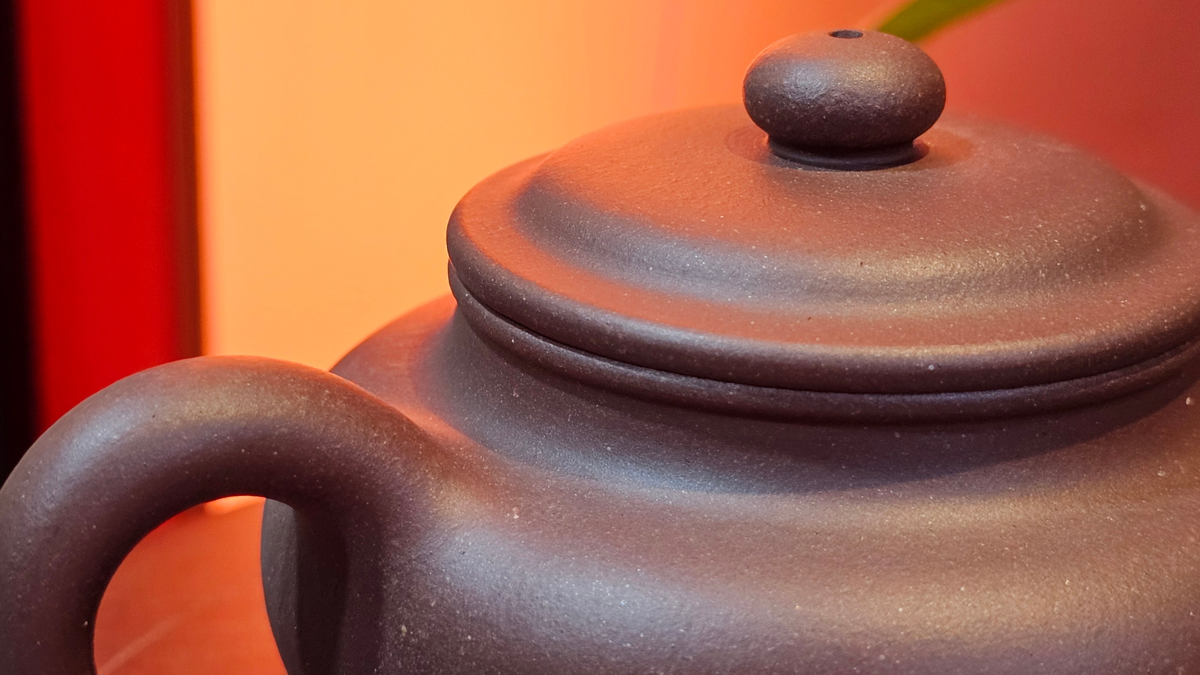 Fang Gu 仿古, 216.9ml, Da Shui Tan Zi Ni 大水潭紫泥, by our Craftsman Craftsman Chen Fa Chu 陈法初 ~ Congratulations to!Ms J.C., 0347hrs 9th August 2025! Los Angeles, CA.