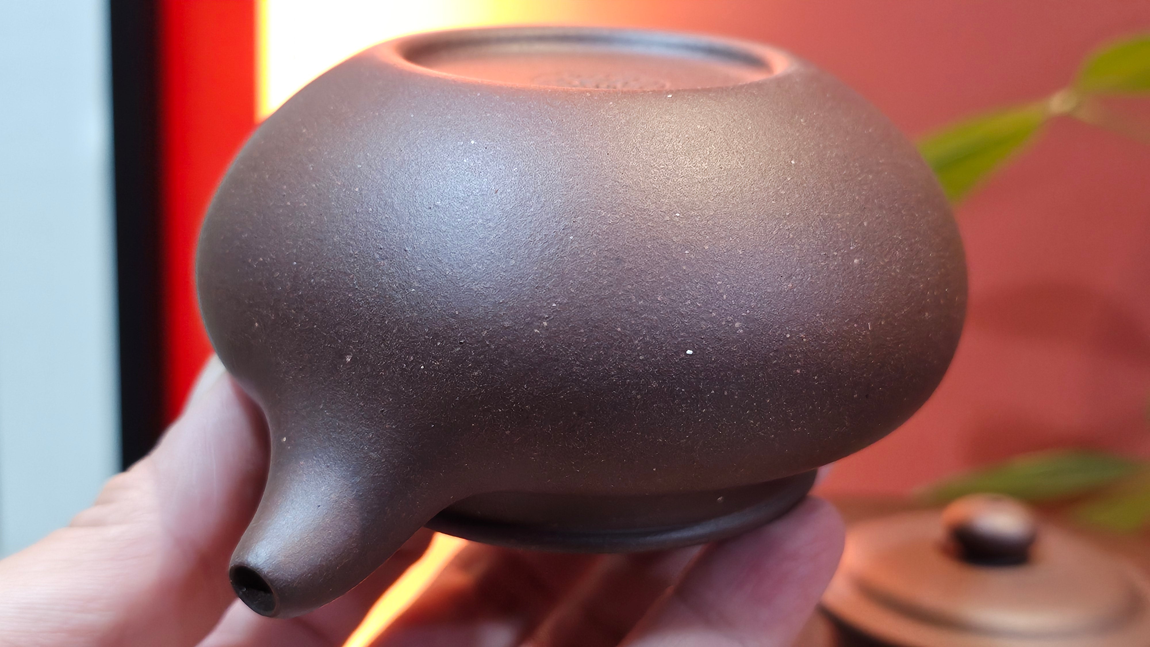 Fang Gu 仿古, 216.9ml, Da Shui Tan Zi Ni 大水潭紫泥, by our Craftsman Craftsman Chen Fa Chu 陈法初 ~ Congratulations to!Ms J.C., 0347hrs 9th August 2025! Los Angeles, CA.