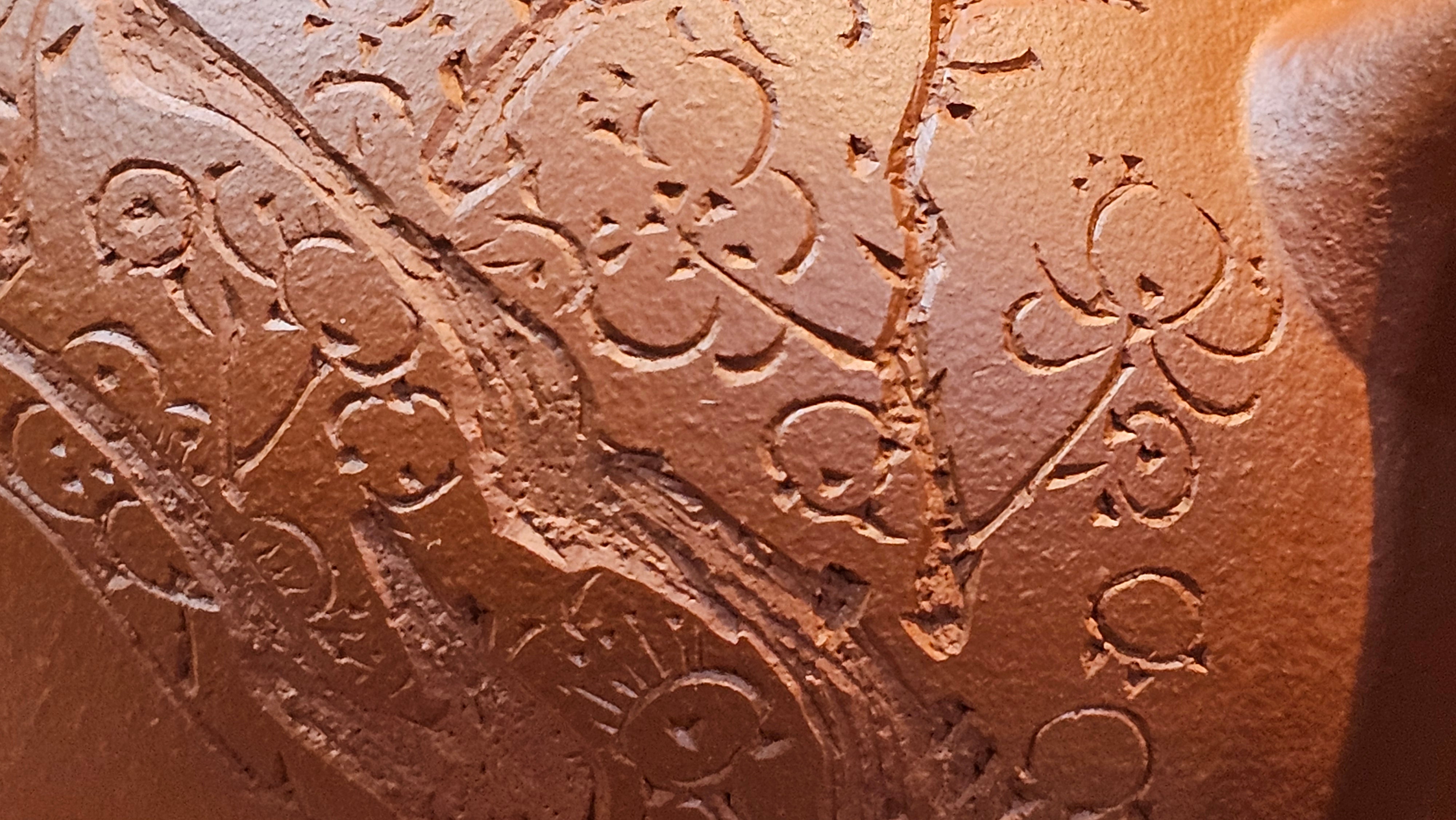 Meng Chen San Zu《孟臣三足》, 189.0ml, Xiao Hong Ni 小红泥, by our Craftsman Zhang Huan 张欢, Plum Blossoms Engraving by Craftsman Pe'eng Pe'eng 芃芃 ~ Congratulations to Prof Y.G.! 1608hrs 2nd August 2025, Long Beach! CA.