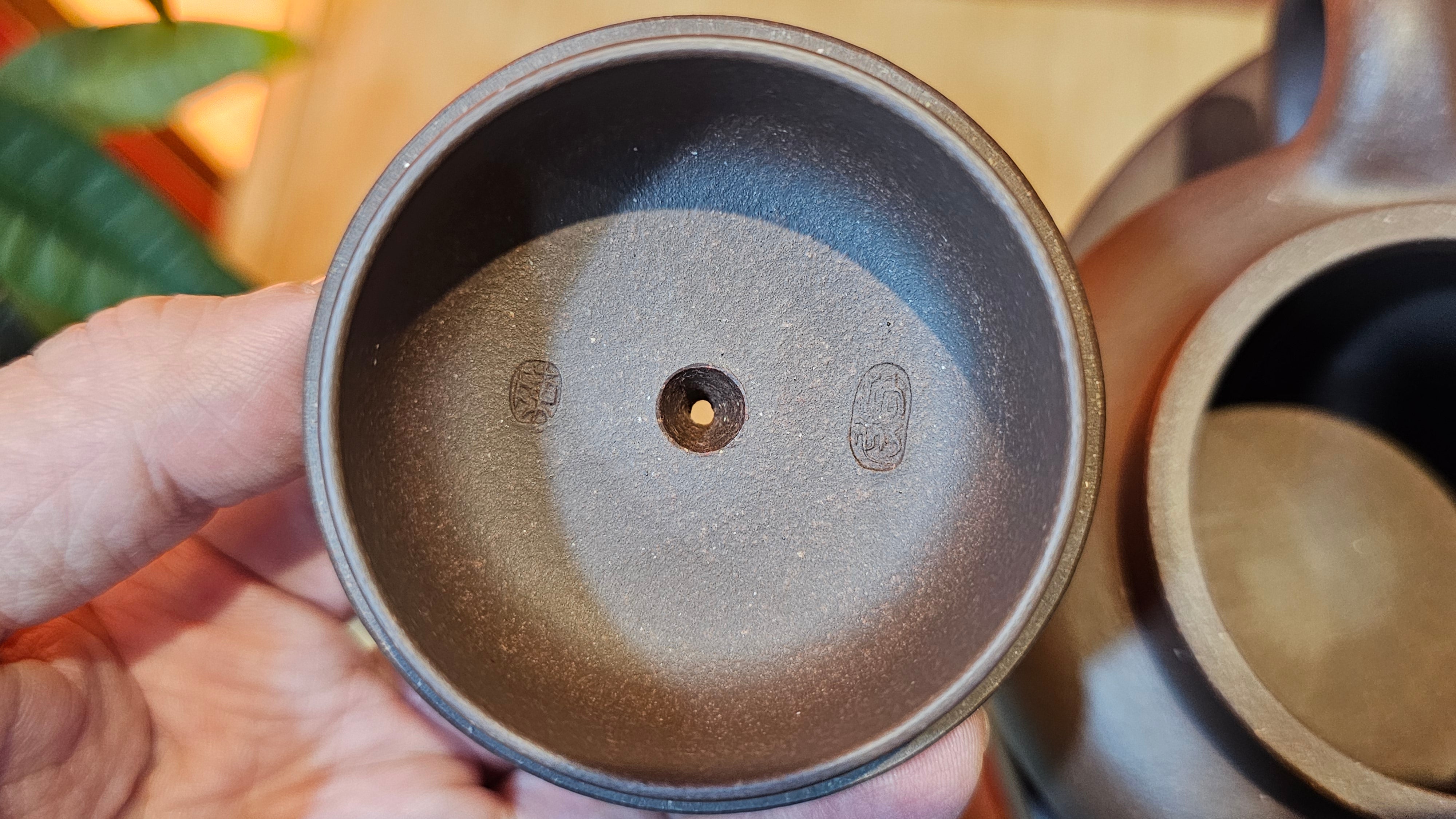 Fang Gu 仿古, 216.9ml, Da Shui Tan Zi Ni 大水潭紫泥, by our Craftsman Craftsman Chen Fa Chu 陈法初 ~ Congratulations to!Ms J.C., 0347hrs 9th August 2025! Los Angeles, CA.