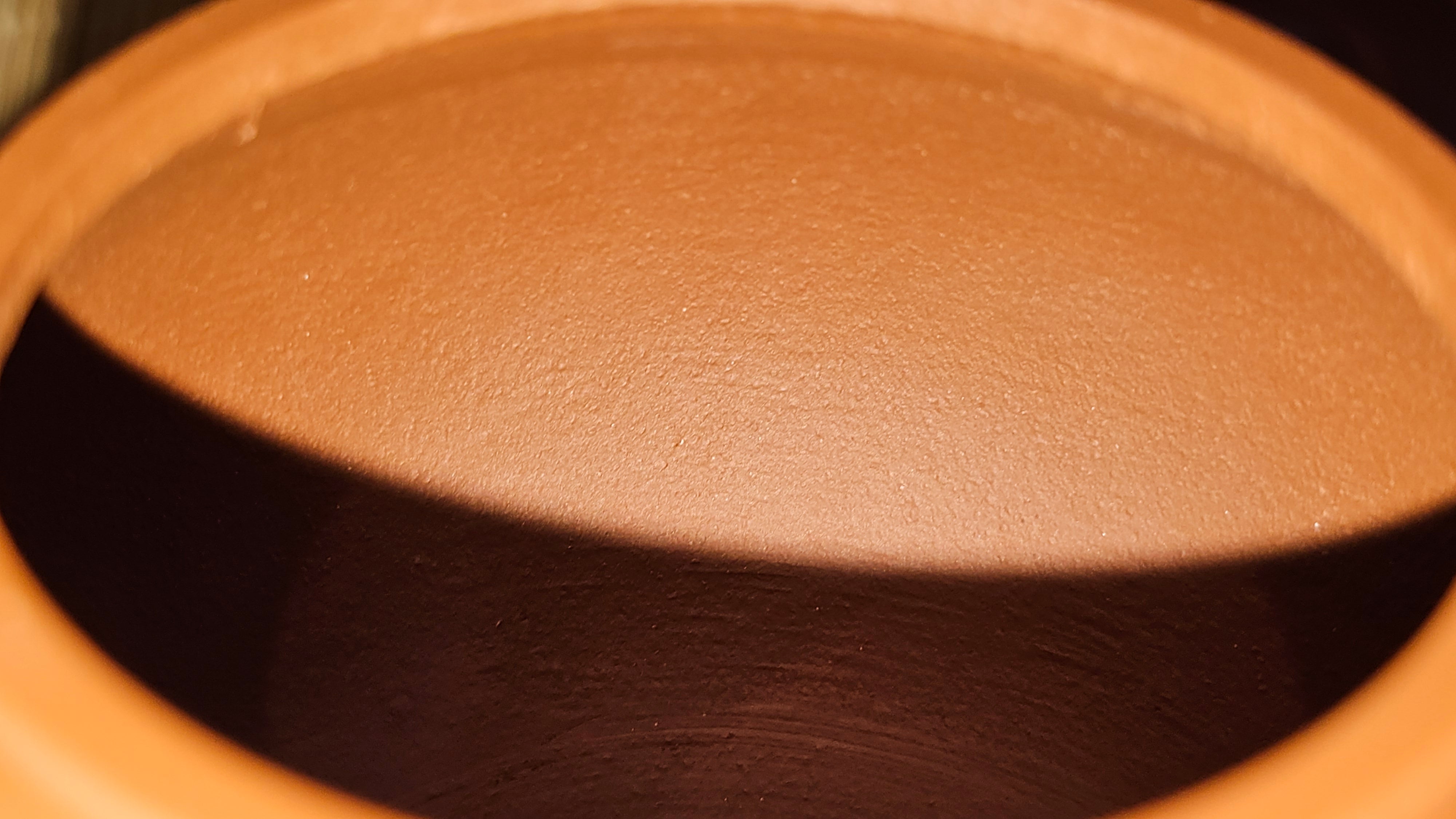 Meng Chen San Zu《孟臣三足》, 189.0ml, Xiao Hong Ni 小红泥, by our Craftsman Zhang Huan 张欢, Plum Blossoms Engraving by Craftsman Pe'eng Pe'eng 芃芃 ~ Congratulations to Prof Y.G.! 1608hrs 2nd August 2025, Long Beach! CA.