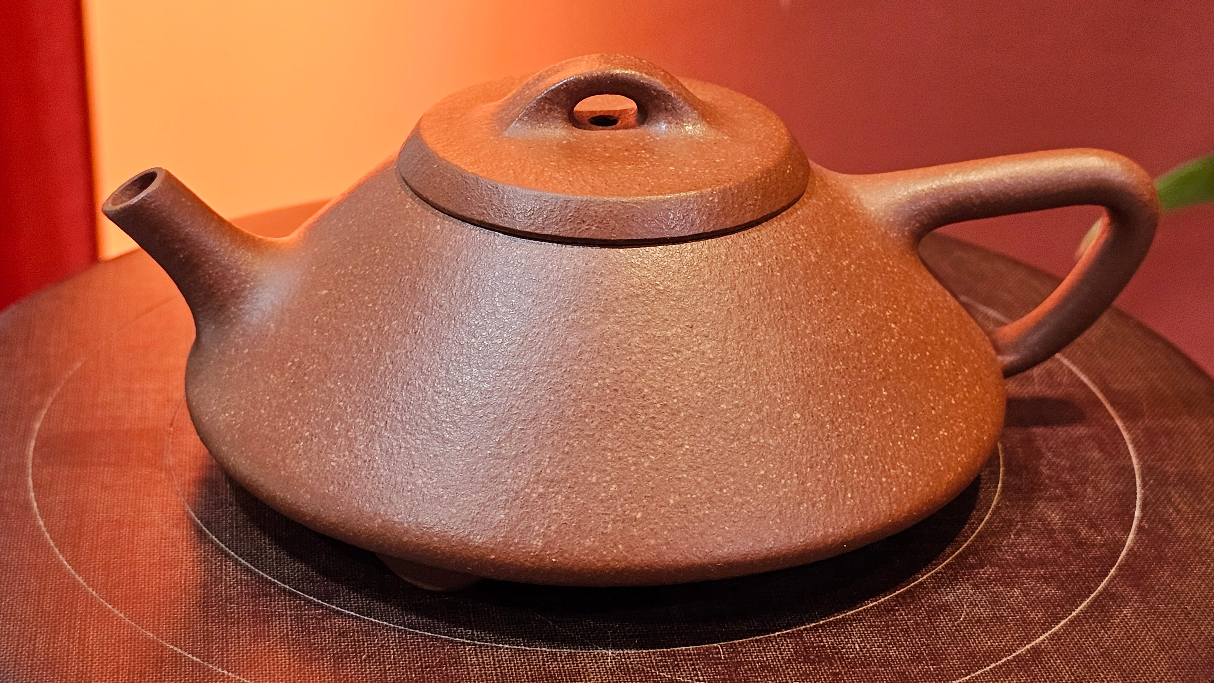 He Piao 合瓢, 146.2ml, Hong Jiang Po Ni 红降坡泥, by Craftsman Chen Gui Zhi 陈桂枝。(Red JiangPoNi is rarer than Yellow JiangPoNi, XiaoMeiYao ZhuNi & ZhaoZhuang ZhuNi) ~ Congratulations to Ms T.O.!, 1329hrs 2nd August 2025, Inverness, FL!