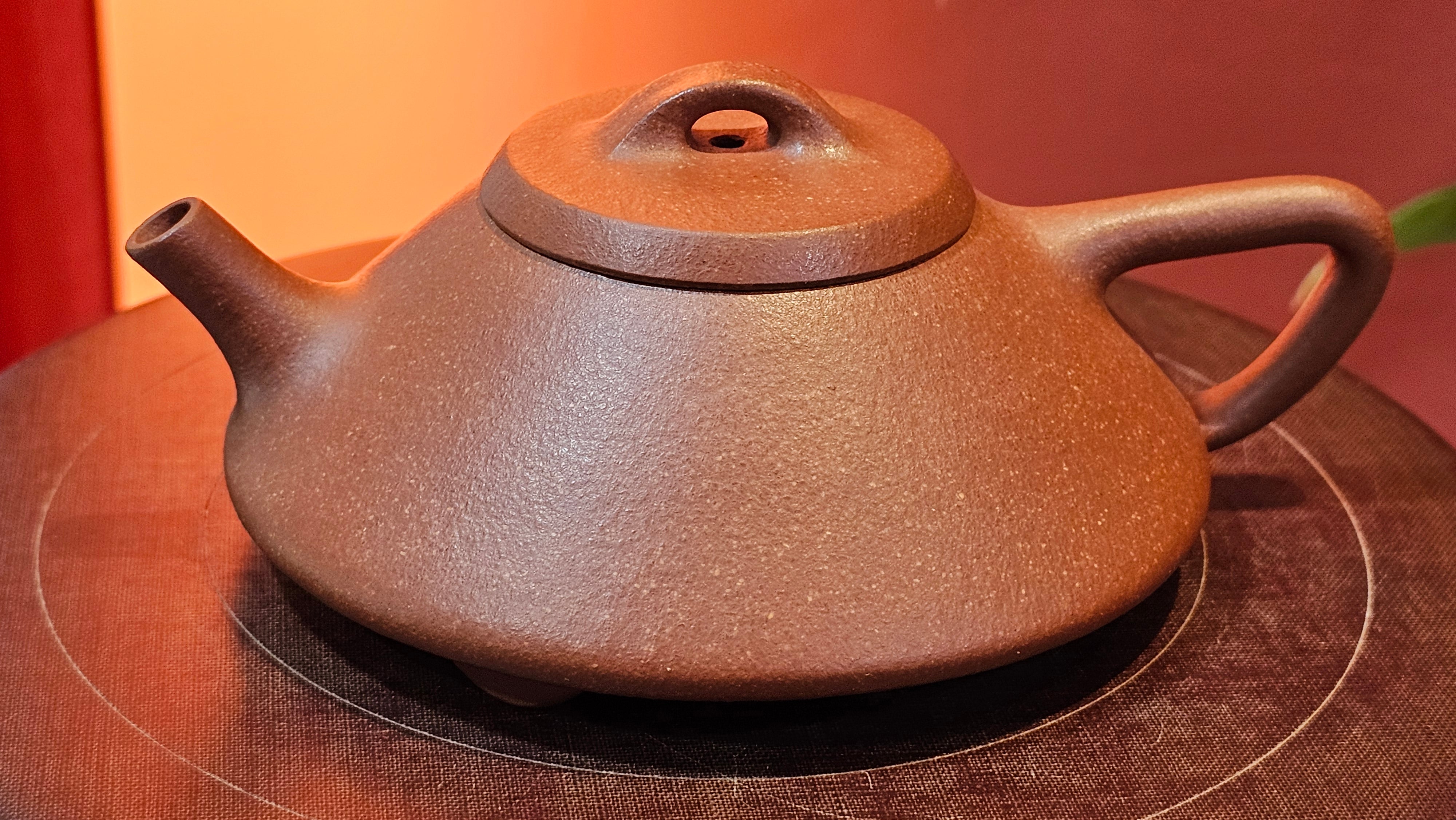 He Piao 合瓢, 146.2ml, Hong Jiang Po Ni 红降坡泥, by Craftsman Chen Gui Zhi 陈桂枝。(Red JiangPoNi is rarer than Yellow JiangPoNi, XiaoMeiYao ZhuNi & ZhaoZhuang ZhuNi) ~ Congratulations to Ms T.O.!, 1329hrs 2nd August 2025, Inverness, FL!