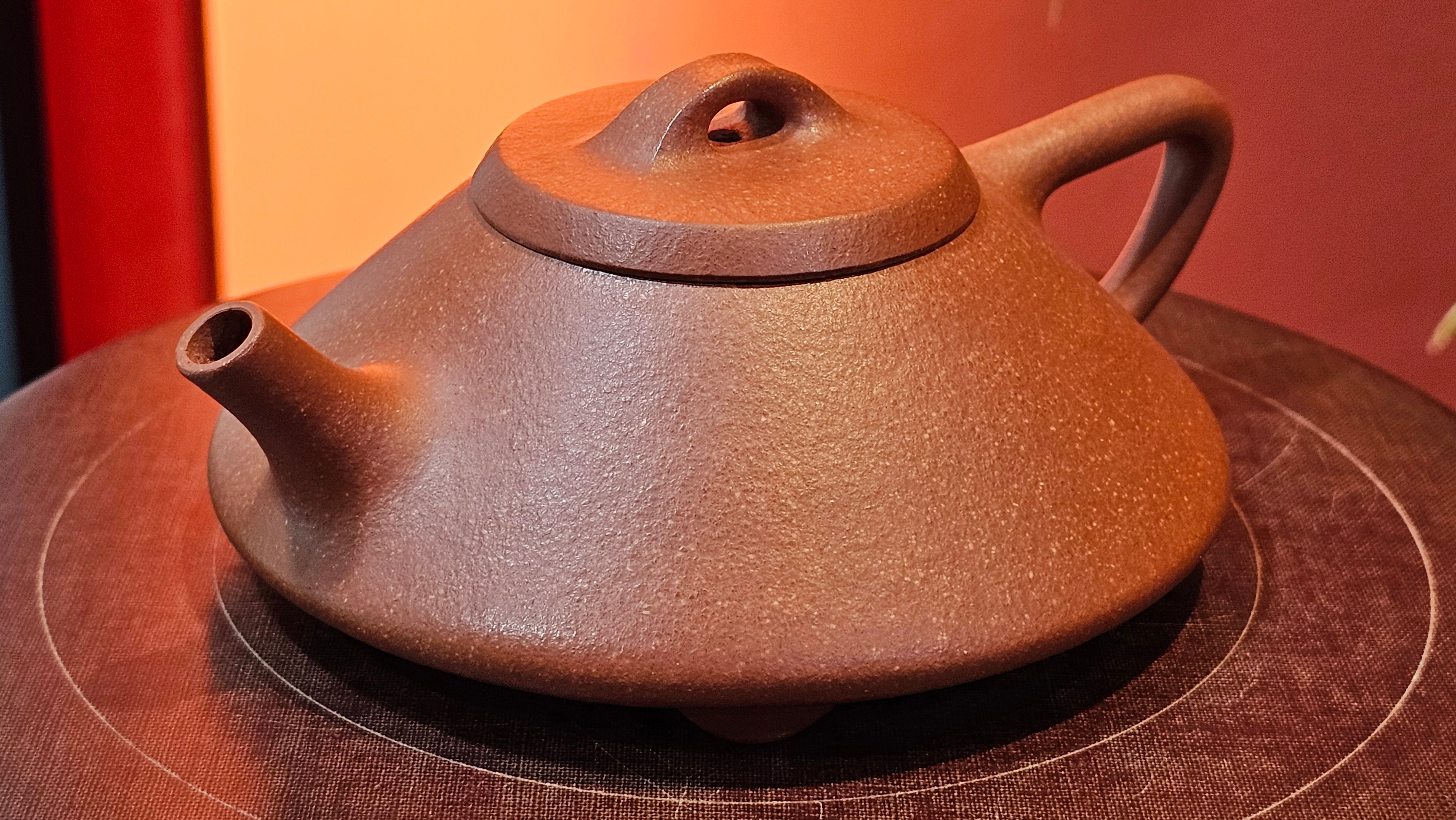 He Piao 合瓢, 146.2ml, Hong Jiang Po Ni 红降坡泥, by Craftsman Chen Gui Zhi 陈桂枝。(Red JiangPoNi is rarer than Yellow JiangPoNi, XiaoMeiYao ZhuNi & ZhaoZhuang ZhuNi) ~ Congratulations to Ms T.O.!, 1329hrs 2nd August 2025, Inverness, FL!