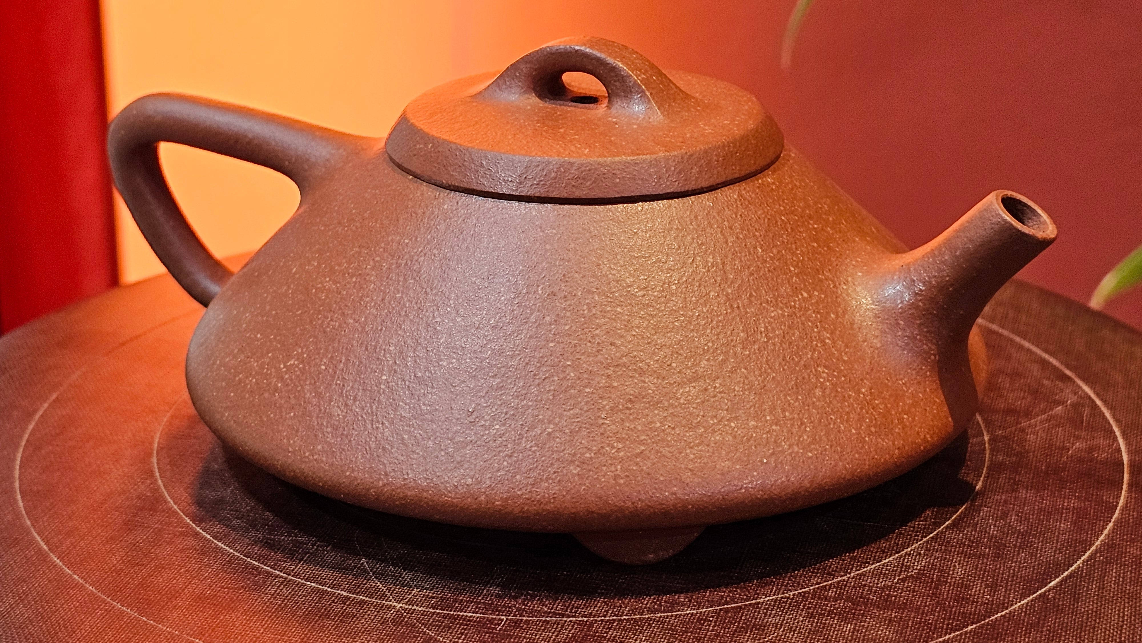 He Piao 合瓢, 146.2ml, Hong Jiang Po Ni 红降坡泥, by Craftsman Chen Gui Zhi 陈桂枝。(Red JiangPoNi is rarer than Yellow JiangPoNi, XiaoMeiYao ZhuNi & ZhaoZhuang ZhuNi) ~ Congratulations to Ms T.O.!, 1329hrs 2nd August 2025, Inverness, FL!