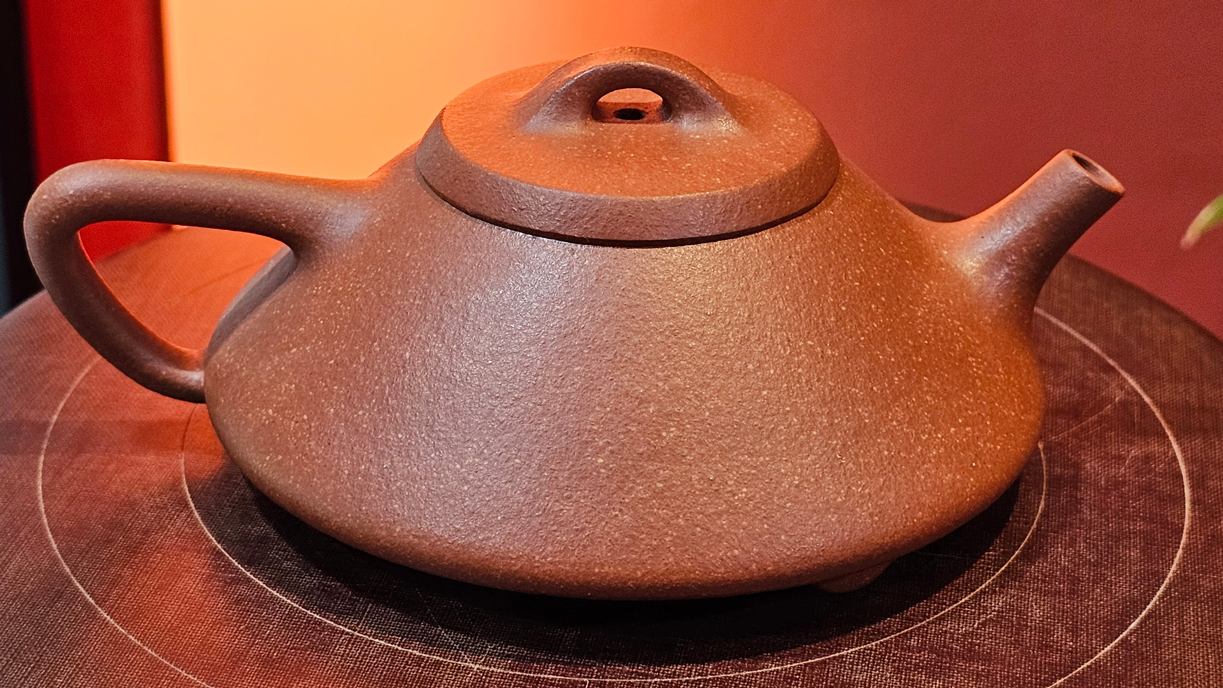 He Piao 合瓢, 146.2ml, Hong Jiang Po Ni 红降坡泥, by Craftsman Chen Gui Zhi 陈桂枝。(Red JiangPoNi is rarer than Yellow JiangPoNi, XiaoMeiYao ZhuNi & ZhaoZhuang ZhuNi) ~ Congratulations to Ms T.O.!, 1329hrs 2nd August 2025, Inverness, FL!