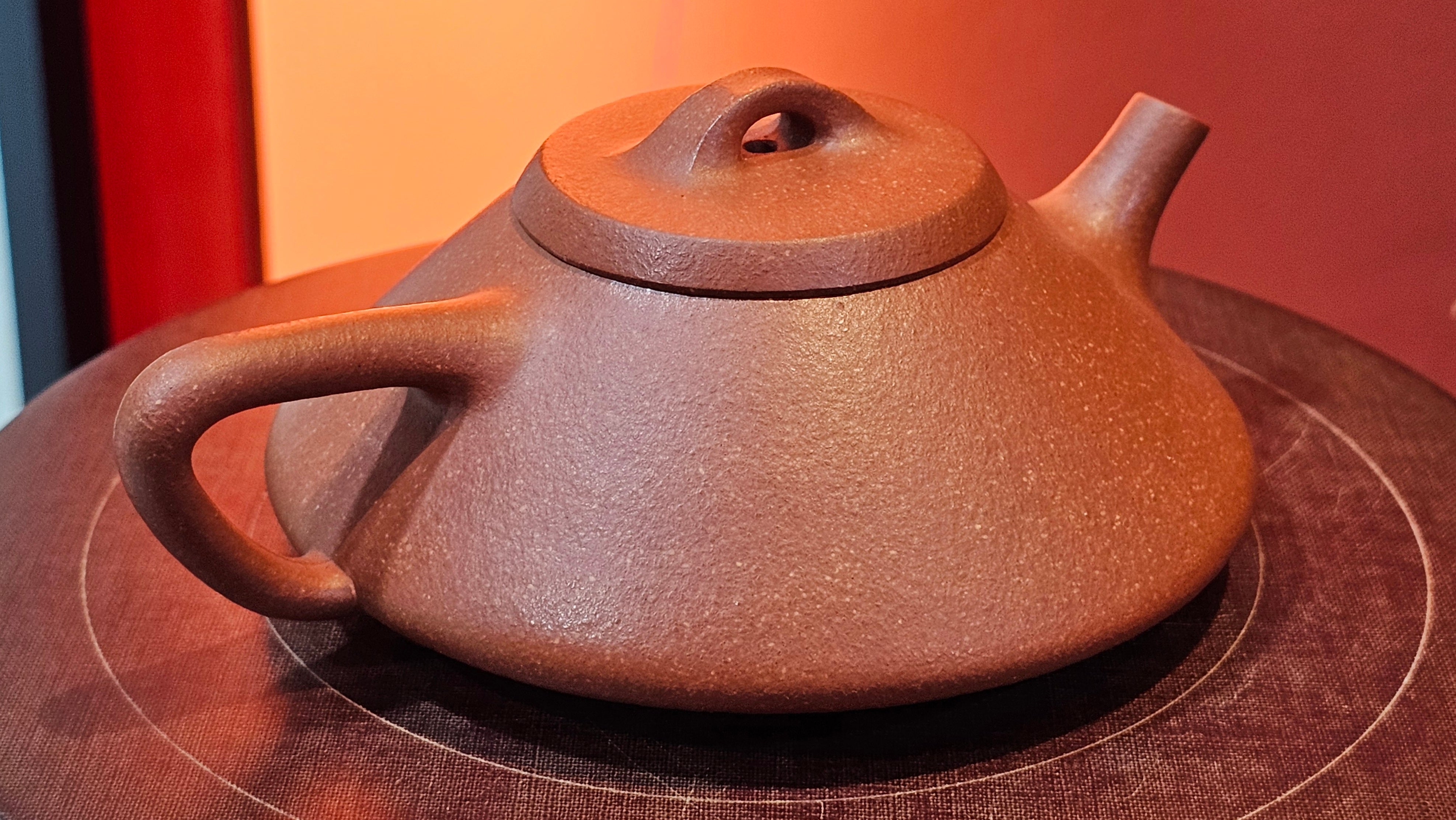 He Piao 合瓢, 146.2ml, Hong Jiang Po Ni 红降坡泥, by Craftsman Chen Gui Zhi 陈桂枝。(Red JiangPoNi is rarer than Yellow JiangPoNi, XiaoMeiYao ZhuNi & ZhaoZhuang ZhuNi) ~ Congratulations to Ms T.O.!, 1329hrs 2nd August 2025, Inverness, FL!